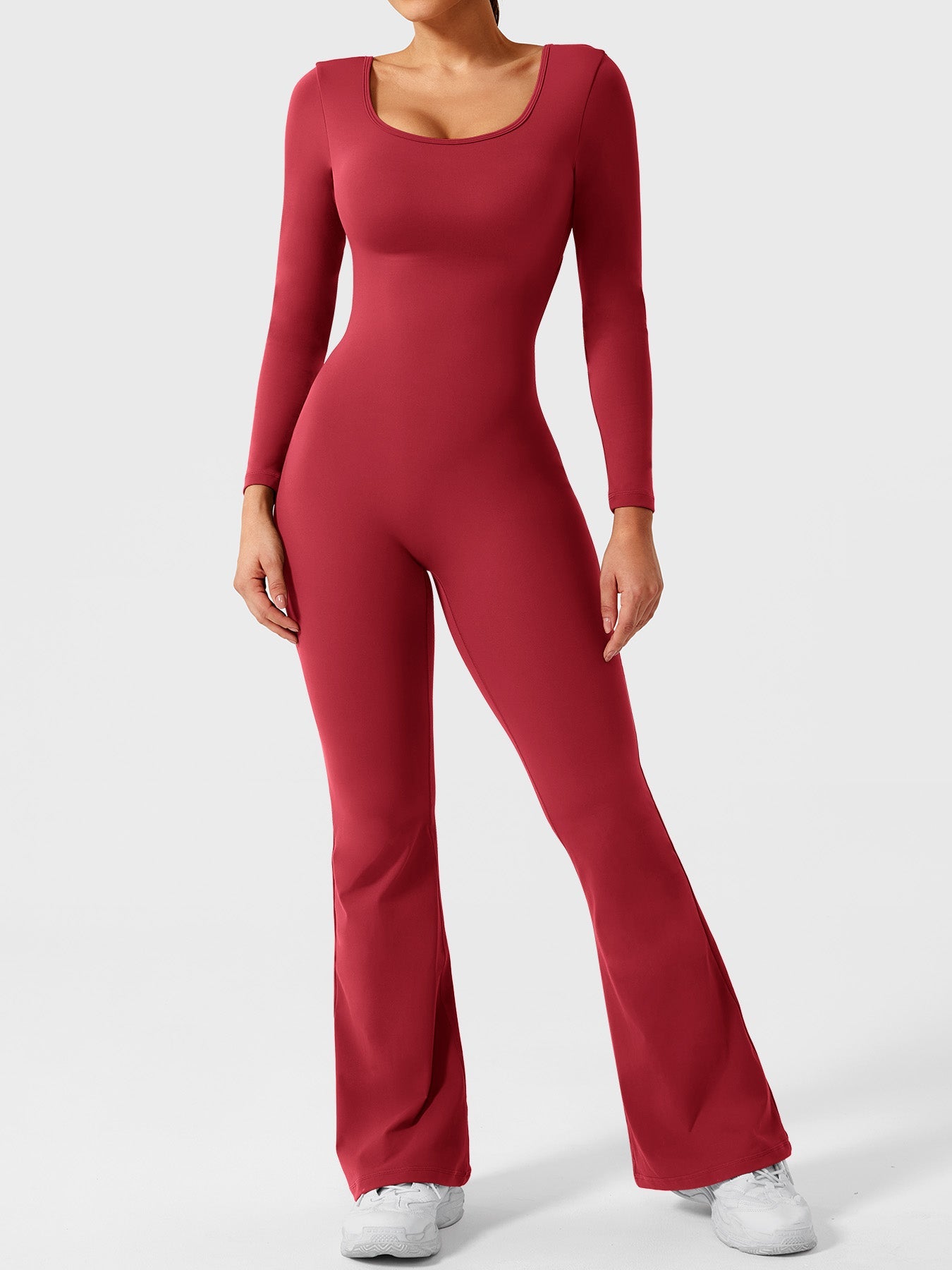 Lyne London™ | Long Sleeves Flared Jumpsuit