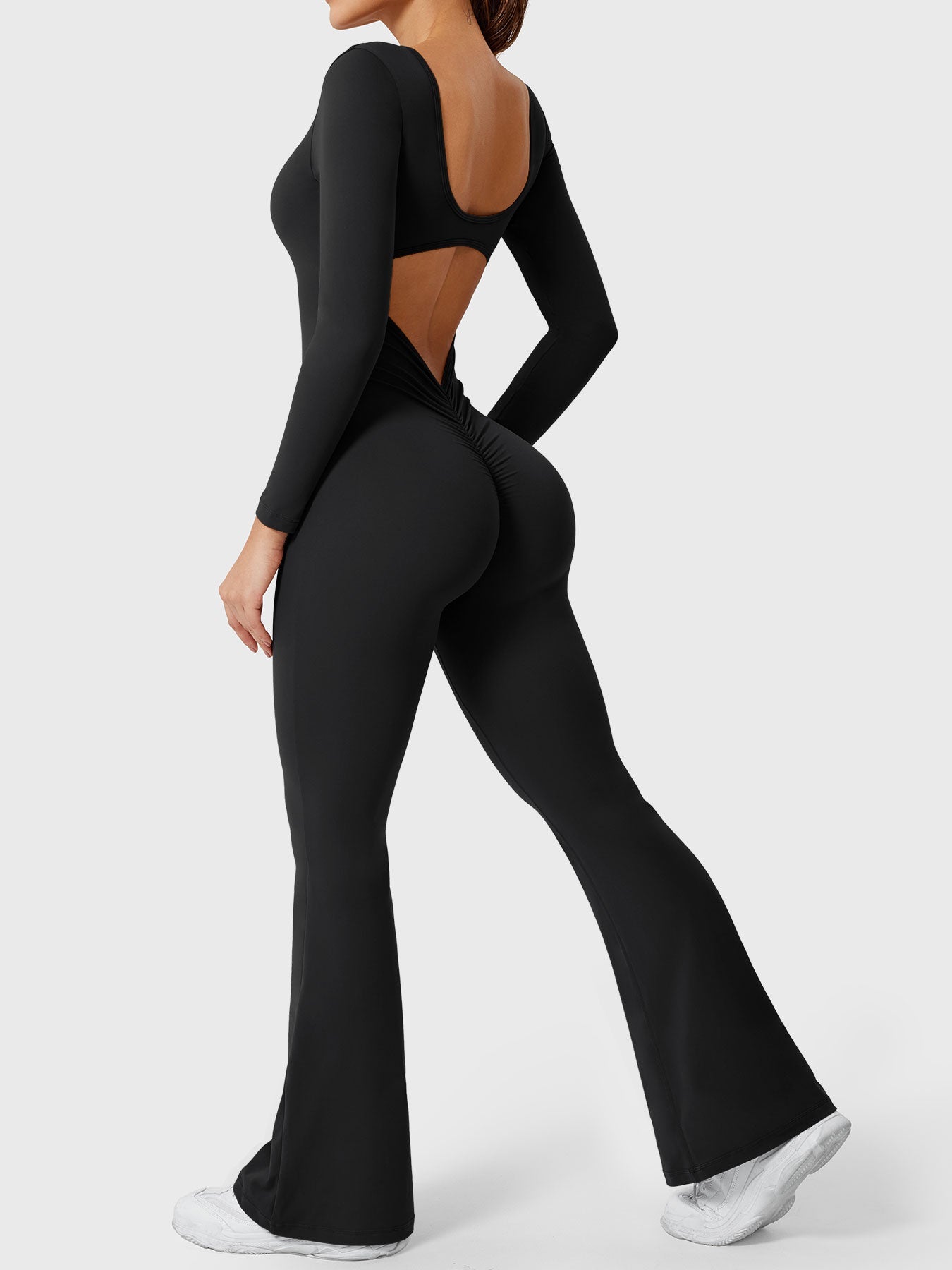 Lyne London™ | Long Sleeves Flared Jumpsuit
