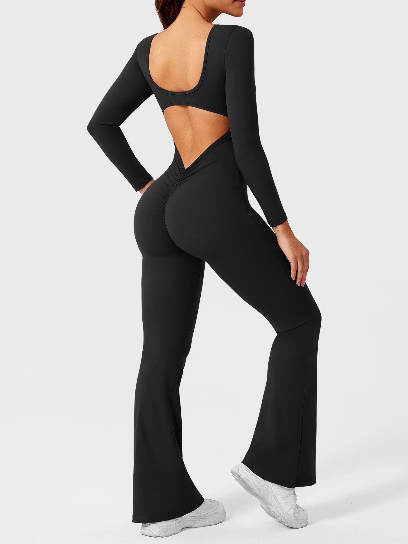 Lyne London™ | Long Sleeves Flared Jumpsuit