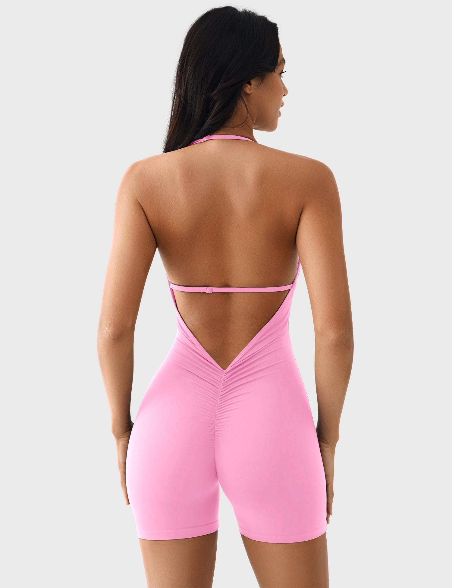 Lyne London™ | V Neck Backless Romper