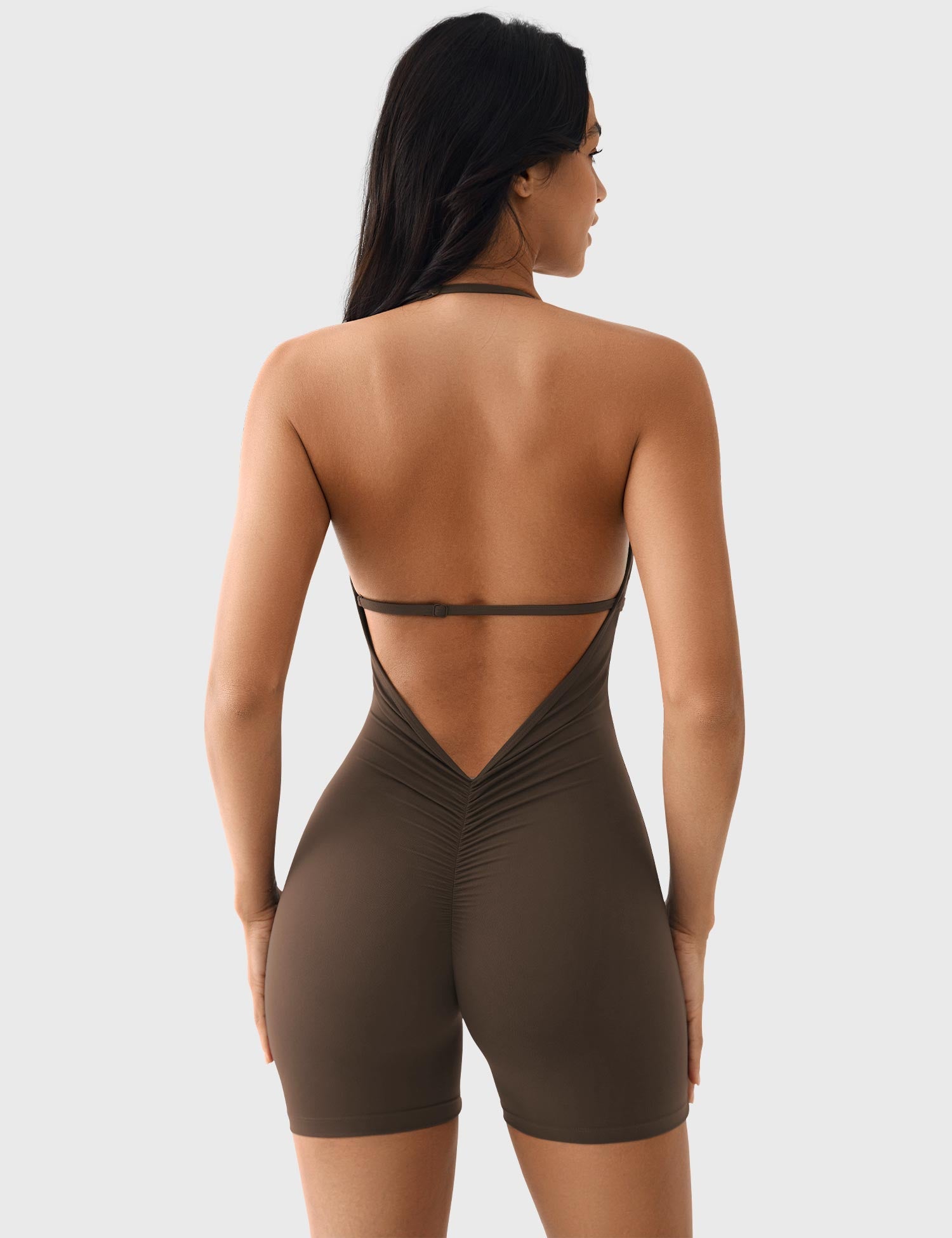 Lyne London™ | V Neck Backless Romper