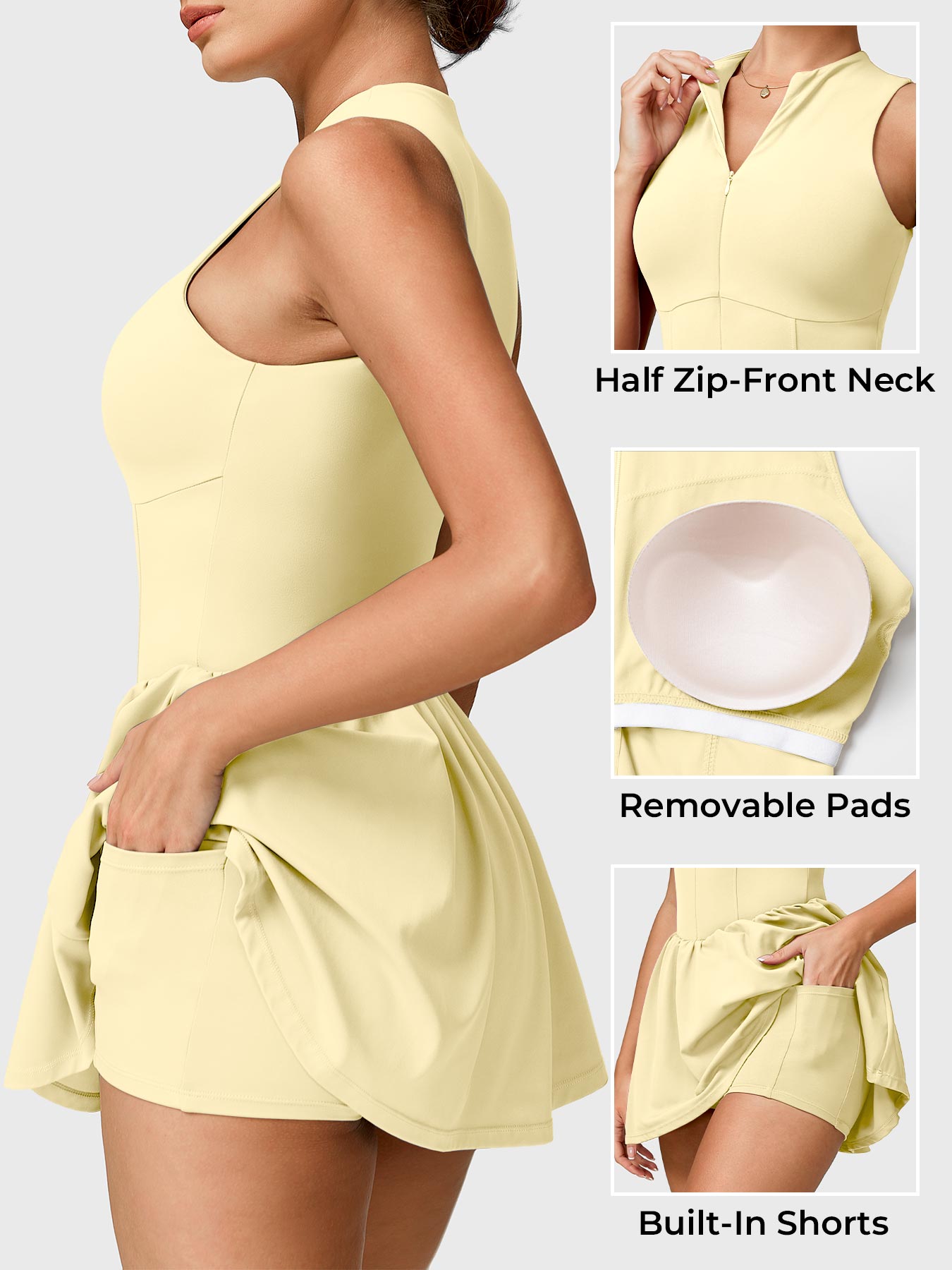 Lyne London™ | Zipper Tennis Dress