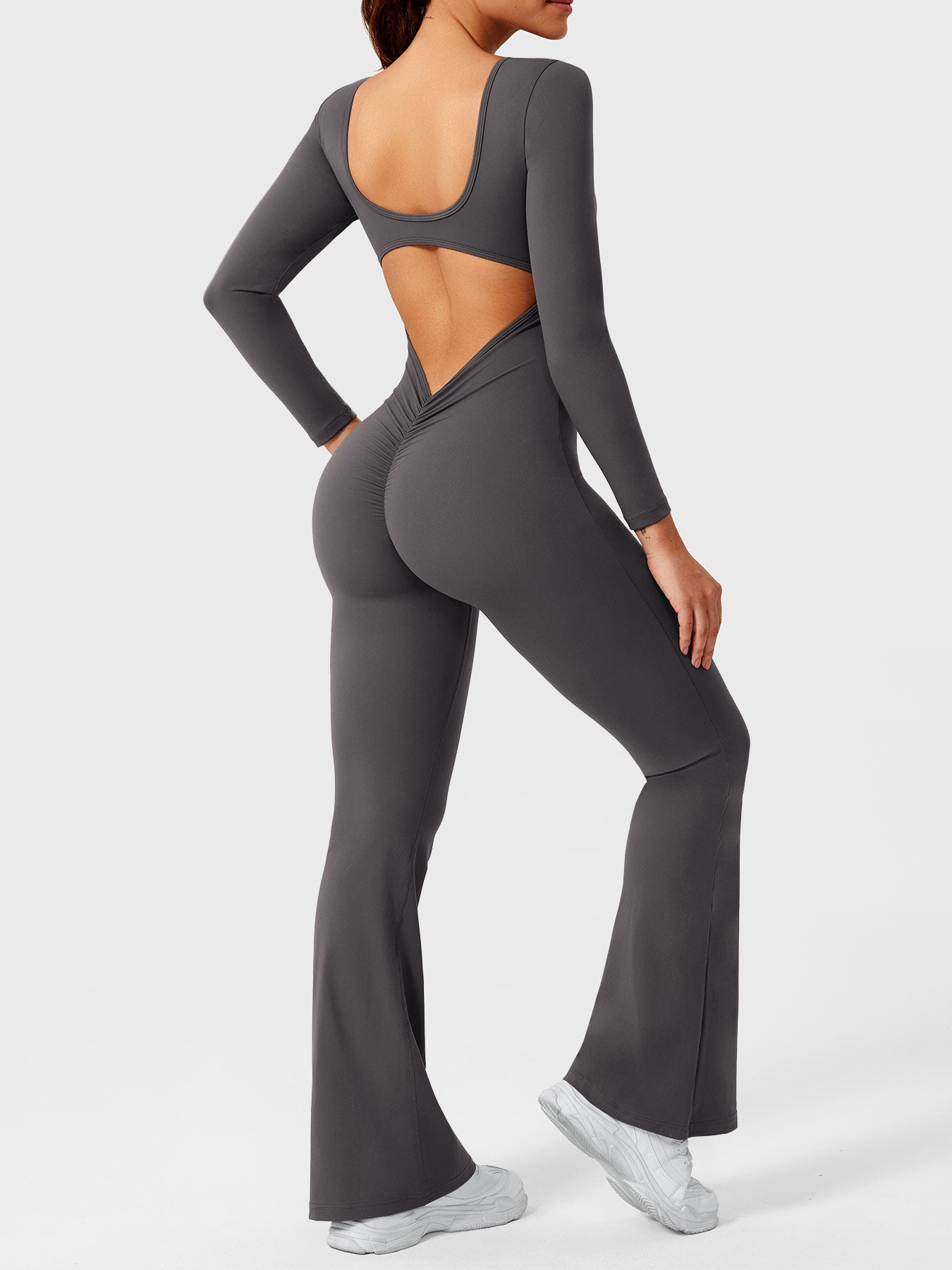 Lyne London™ | Long Sleeves Flared Jumpsuit