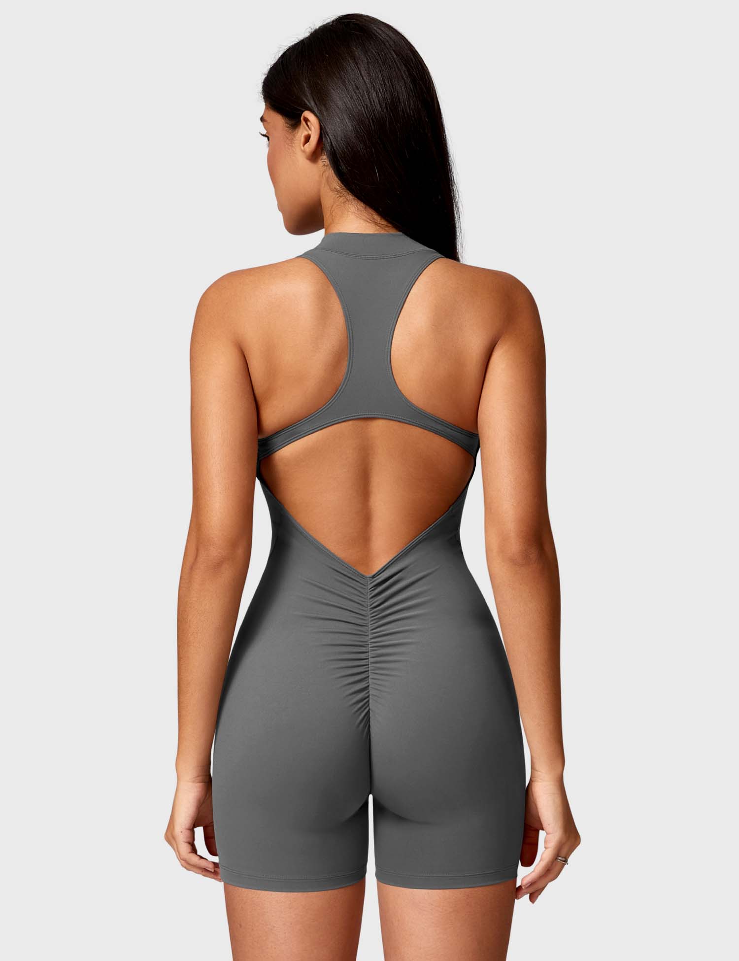 Lyne London™ | Backless Zipper Romper