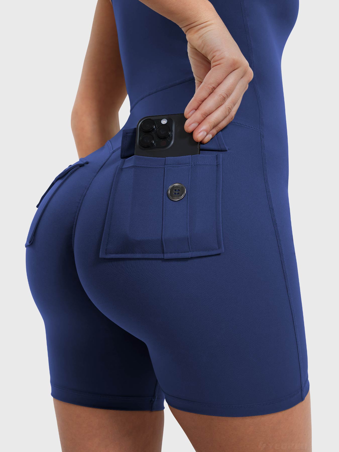 Lyne London™ | Cargo Romper with Pockets