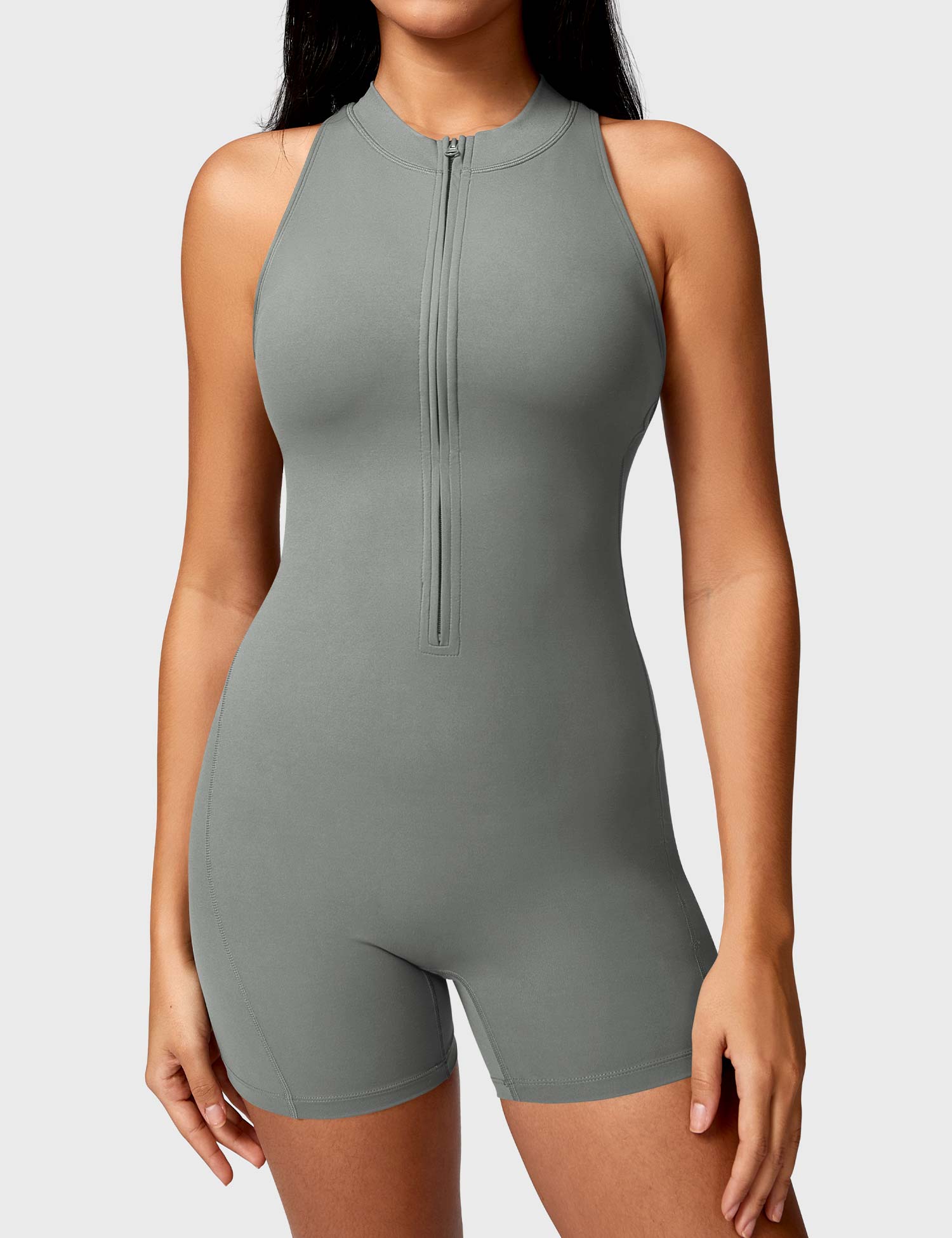 Lyne London™ | Backless Zipper Romper