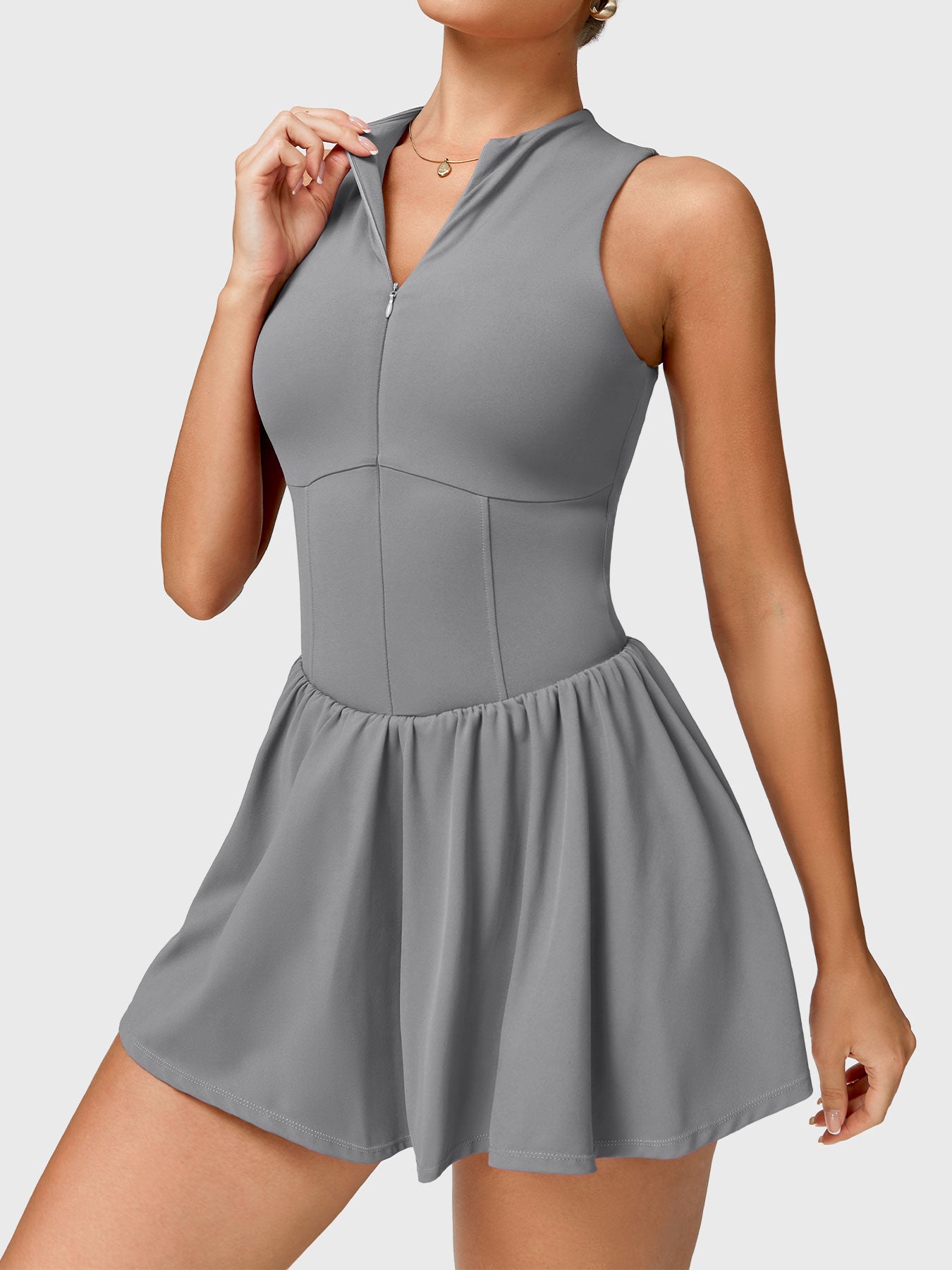 Lyne London™ | Zipper Tennis Dress
