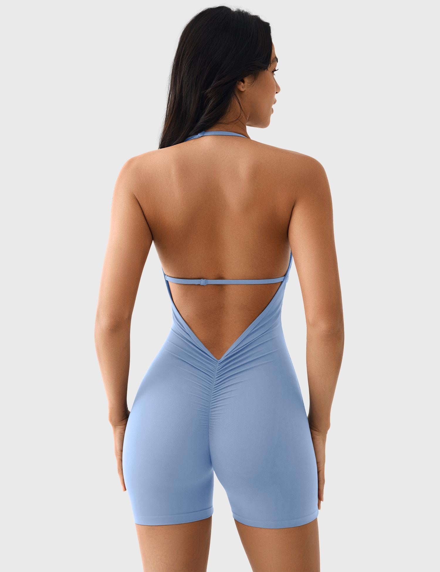 Lyne London™ | V Neck Backless Romper