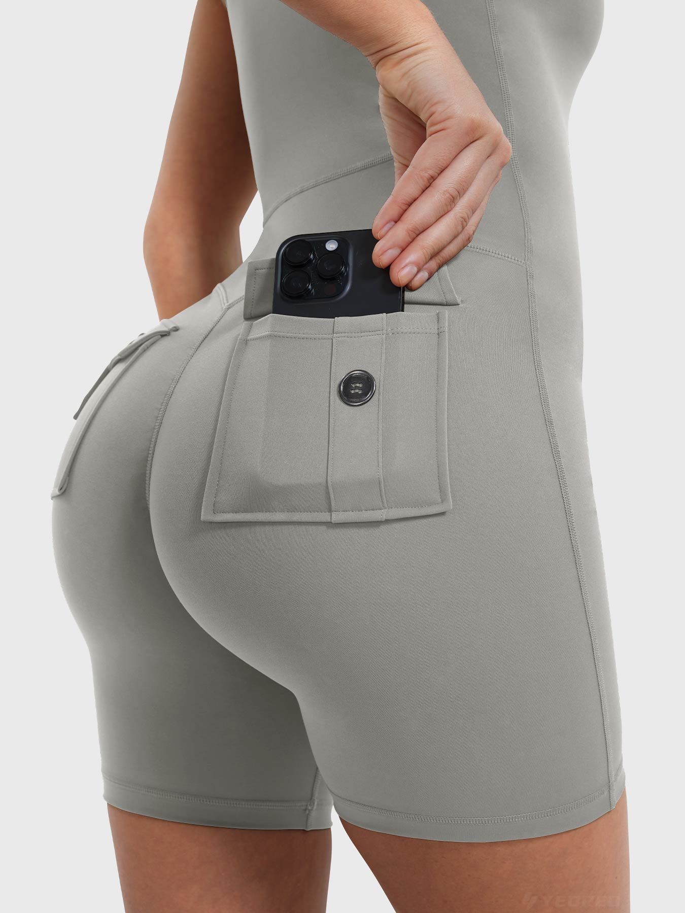 Lyne London™ | Cargo Romper with Pockets