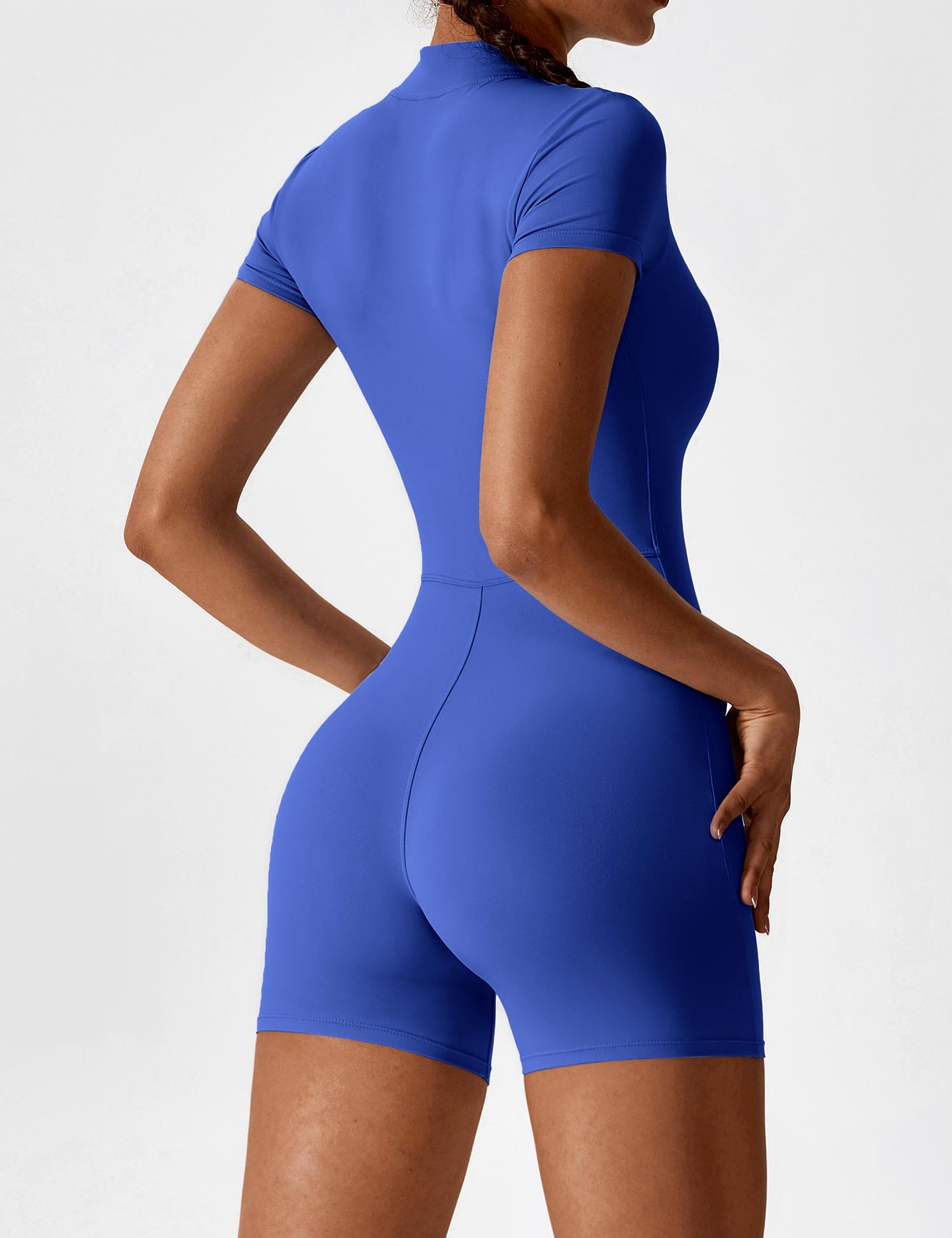 Lyne London™ | Short Sleeve Zipper Romper