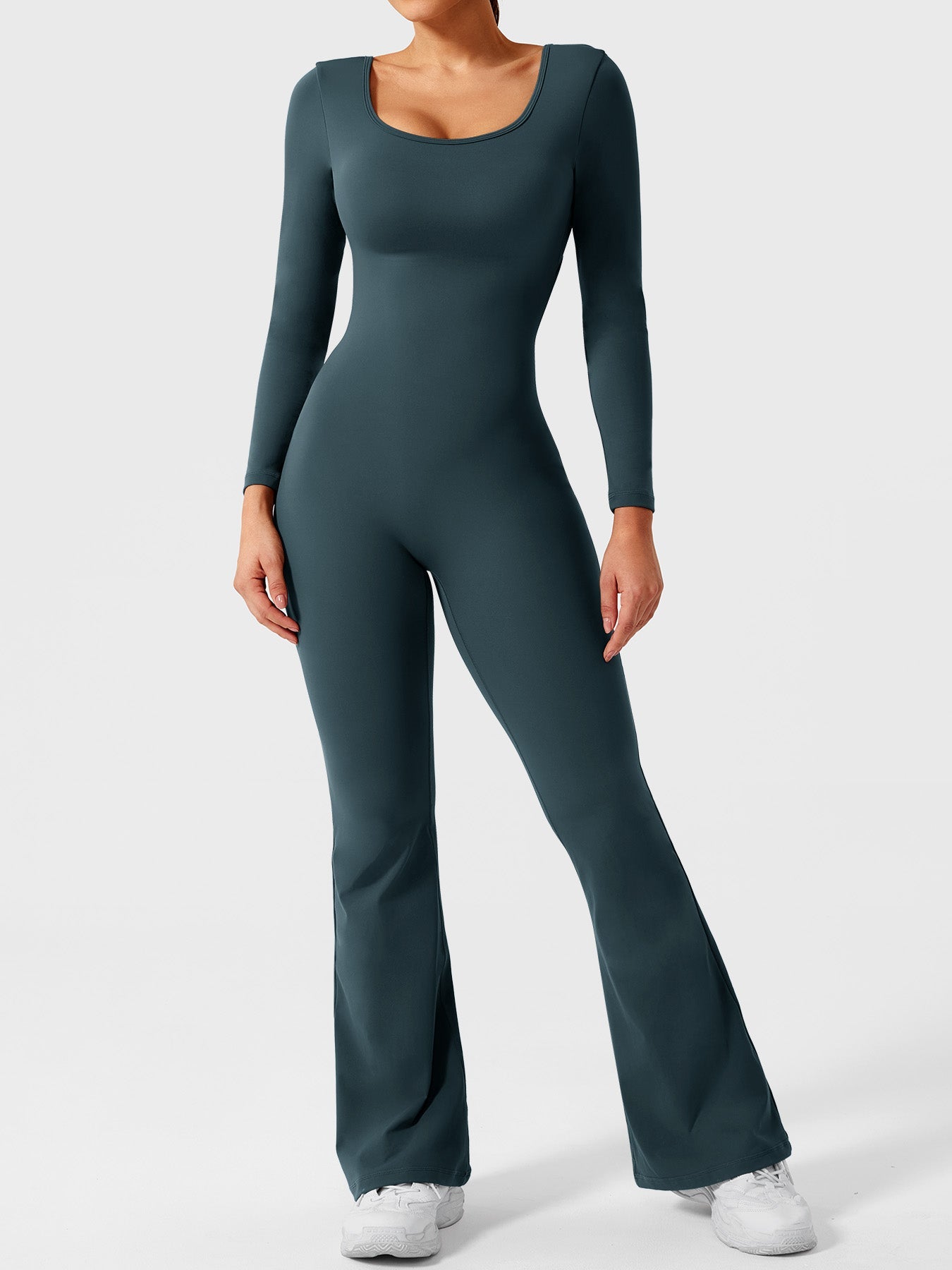 Lyne London™ | Long Sleeves Flared Jumpsuit