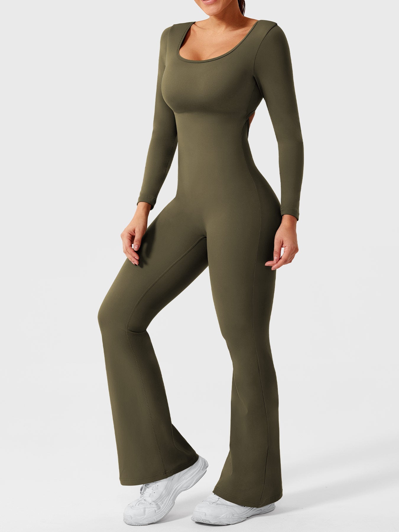 Lyne London™ | Long Sleeves Flared Jumpsuit