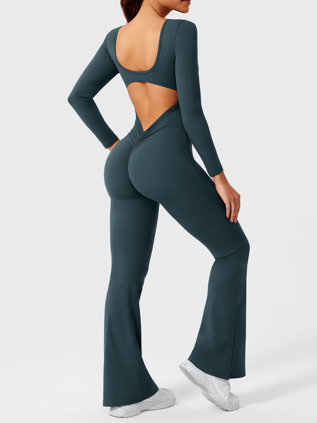 Lyne London™ | Long Sleeves Flared Jumpsuit