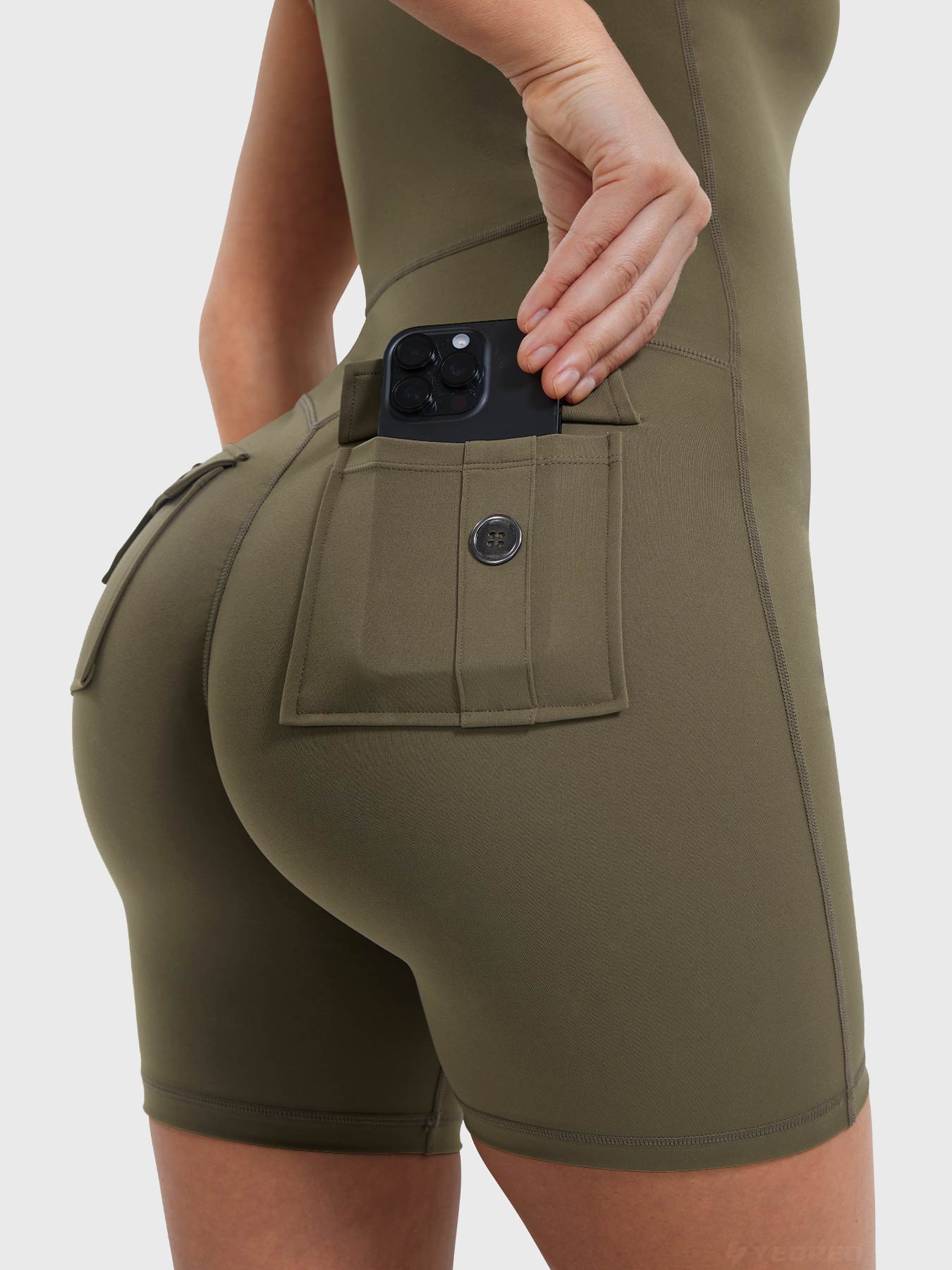 Lyne London™ | Cargo Romper with Pockets