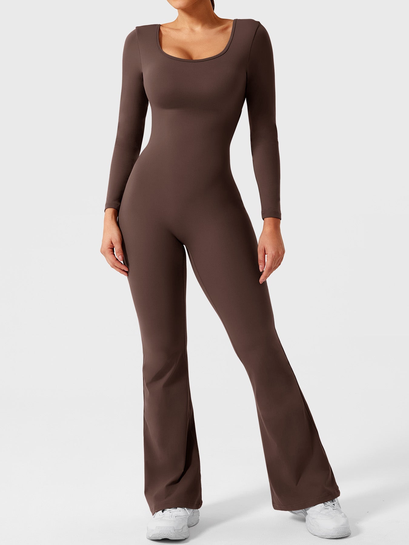 Lyne London™ | Long Sleeves Flared Jumpsuit