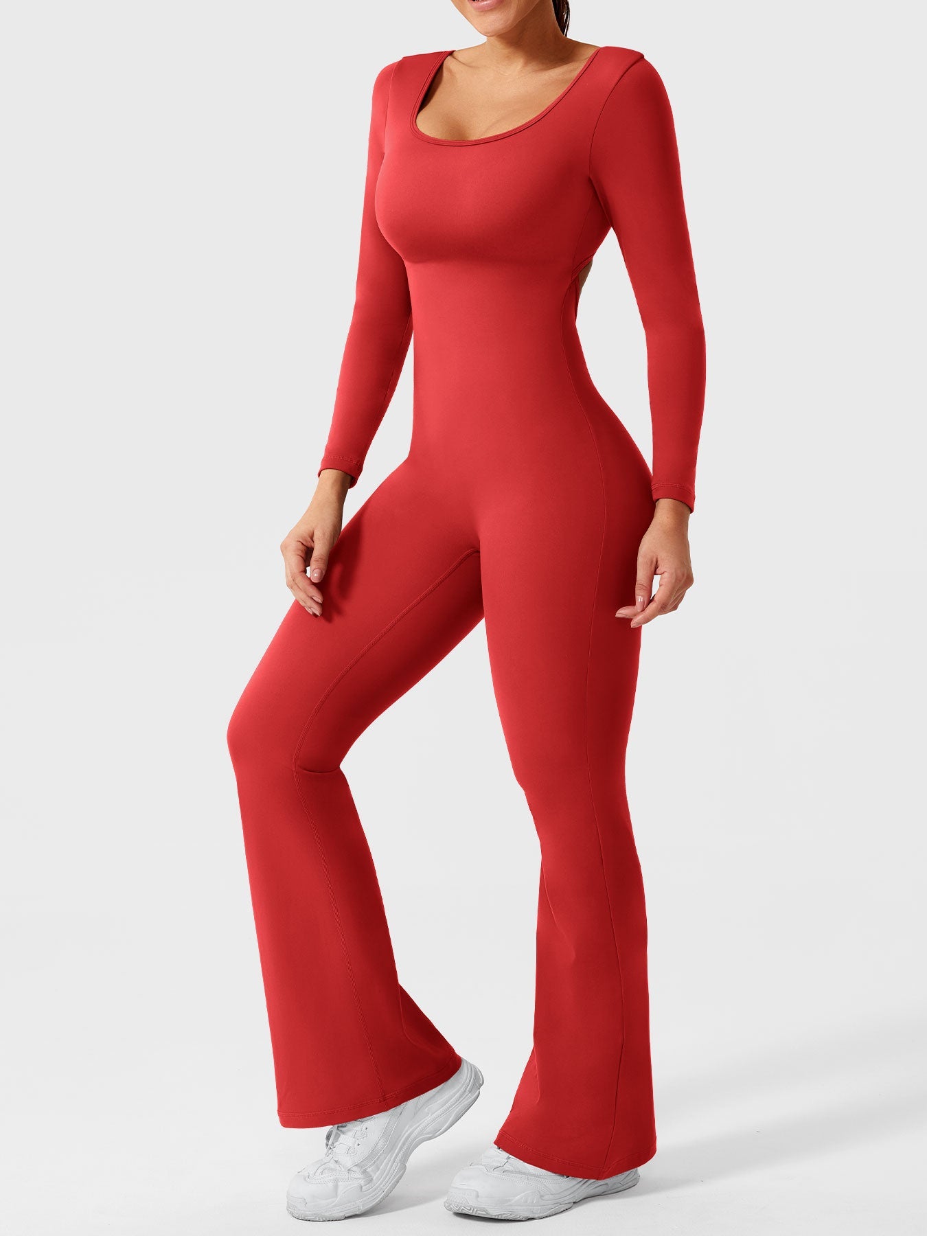 Lyne London™ | Long Sleeves Flared Jumpsuit