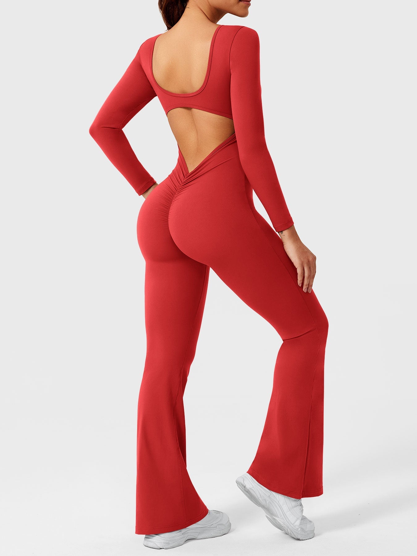 Lyne London™ | Long Sleeves Flared Jumpsuit