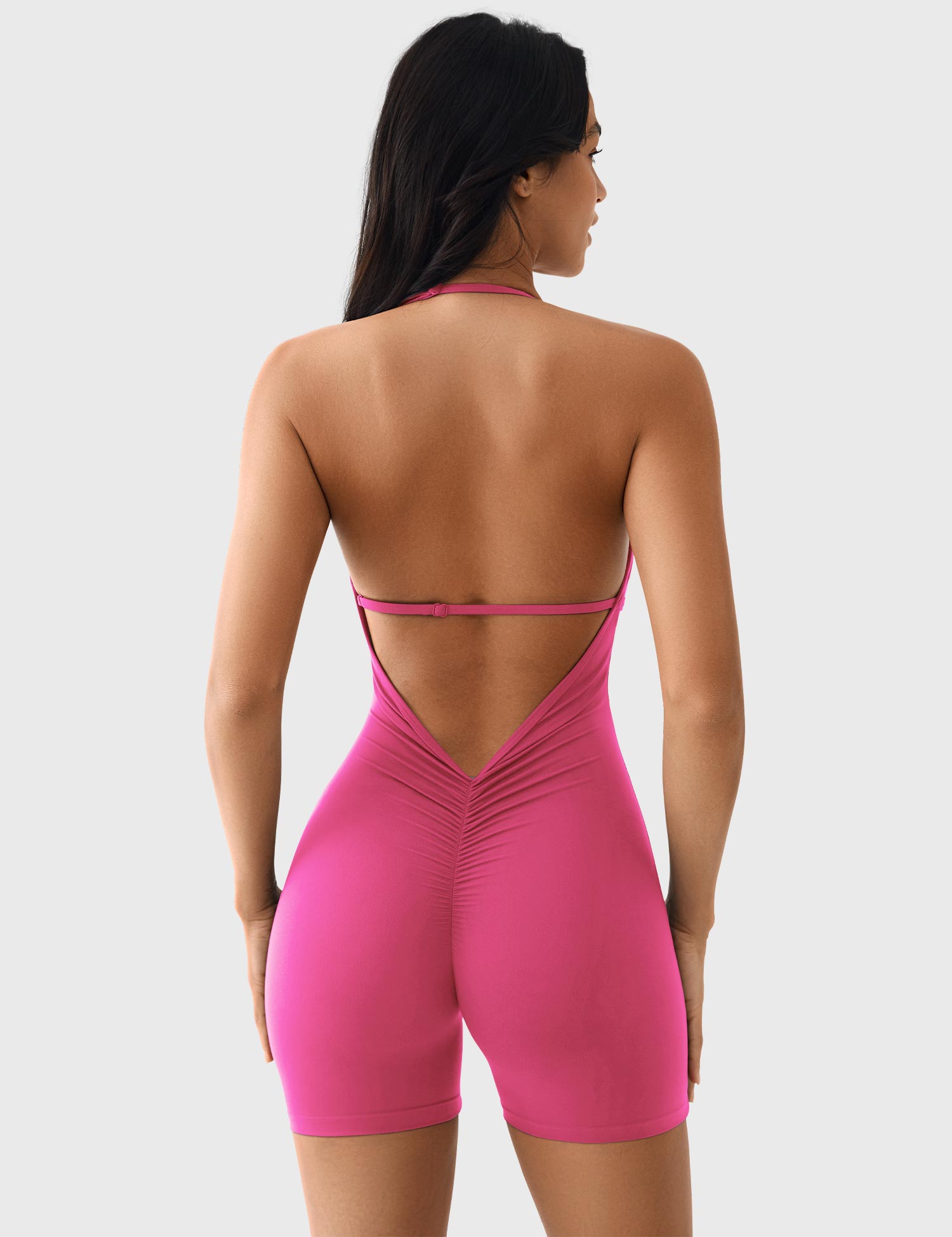 Lyne London™ | V Neck Backless Romper