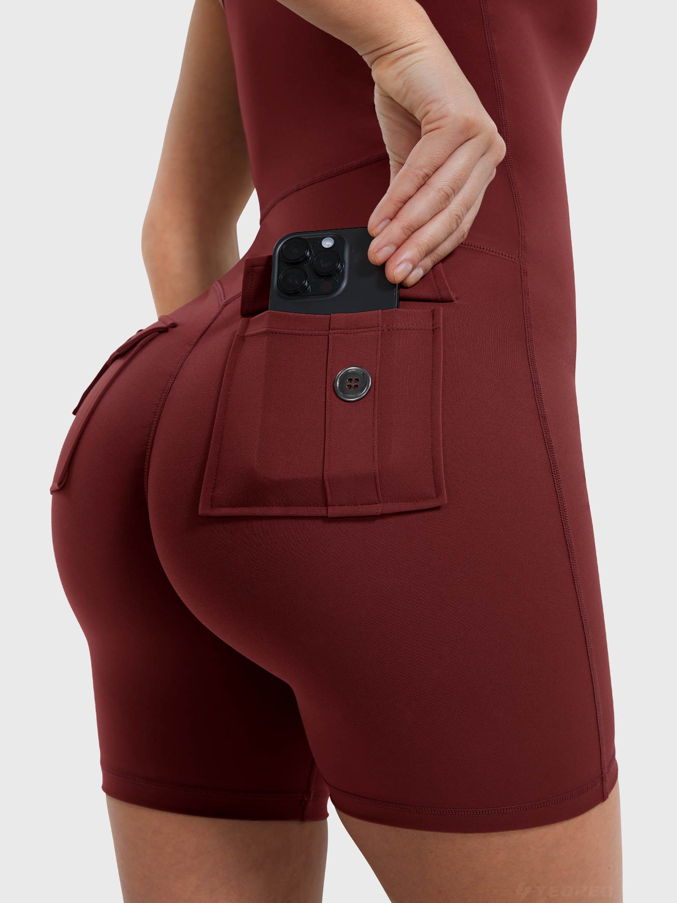 Lyne London™ | Cargo Romper with Pockets