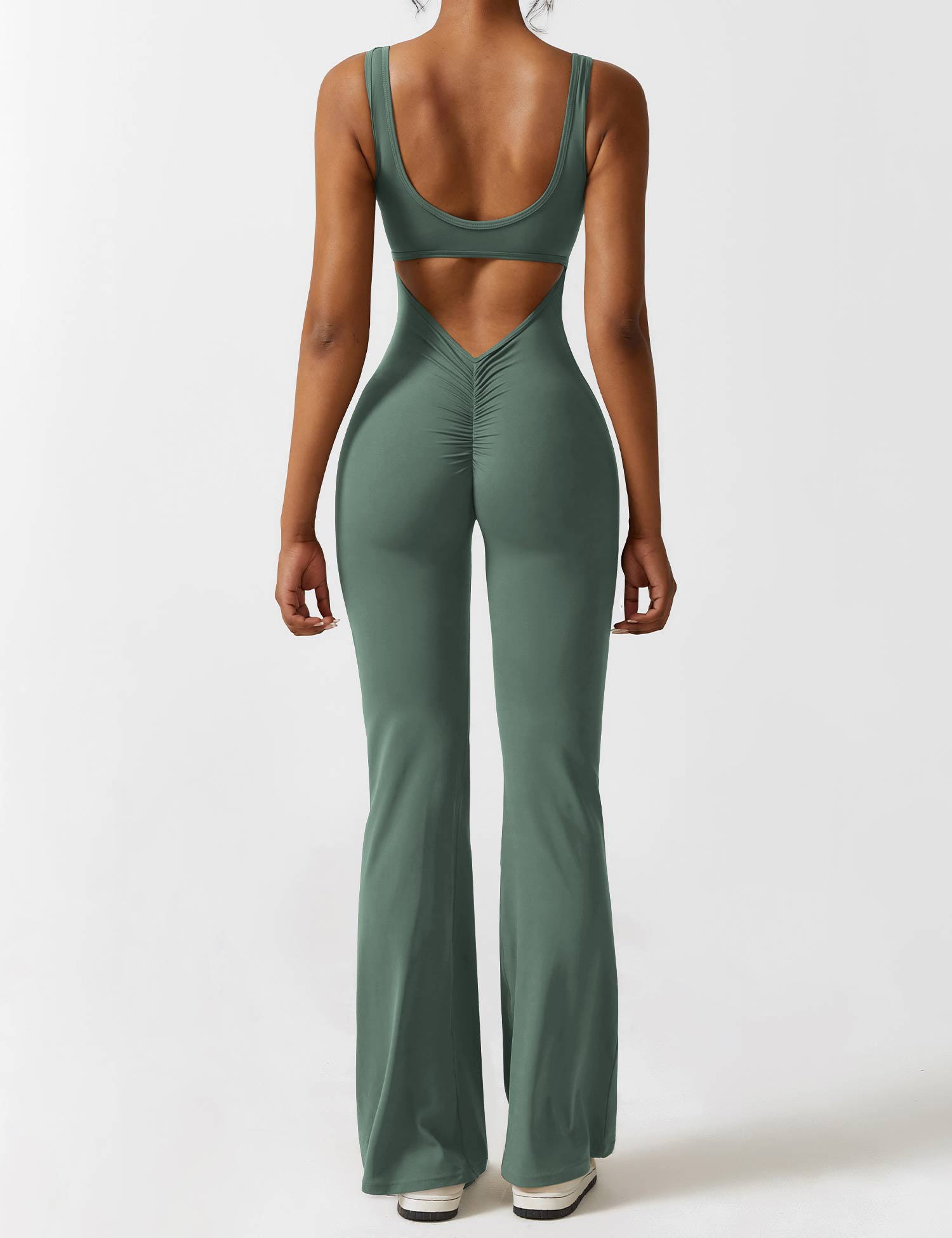 Lyne London™ | V-Back Flared Jumpsuit