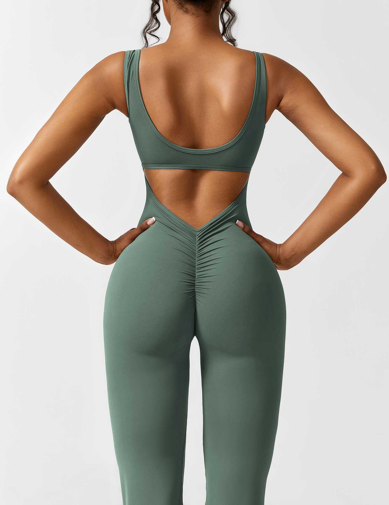 Lyne London™ | V-Back Flared Jumpsuit