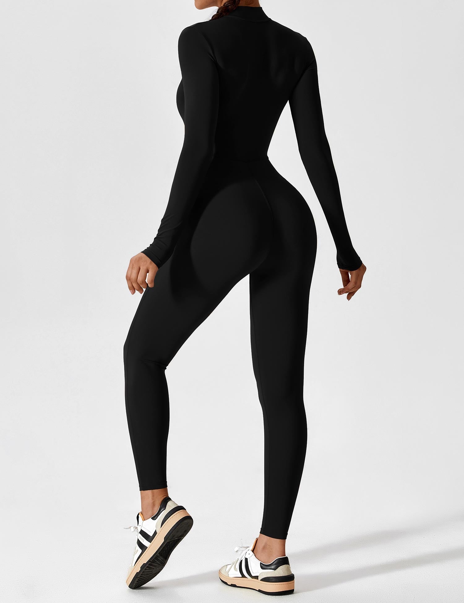 Lyne London™ | Long Sleeve Zipper Jumpsuit