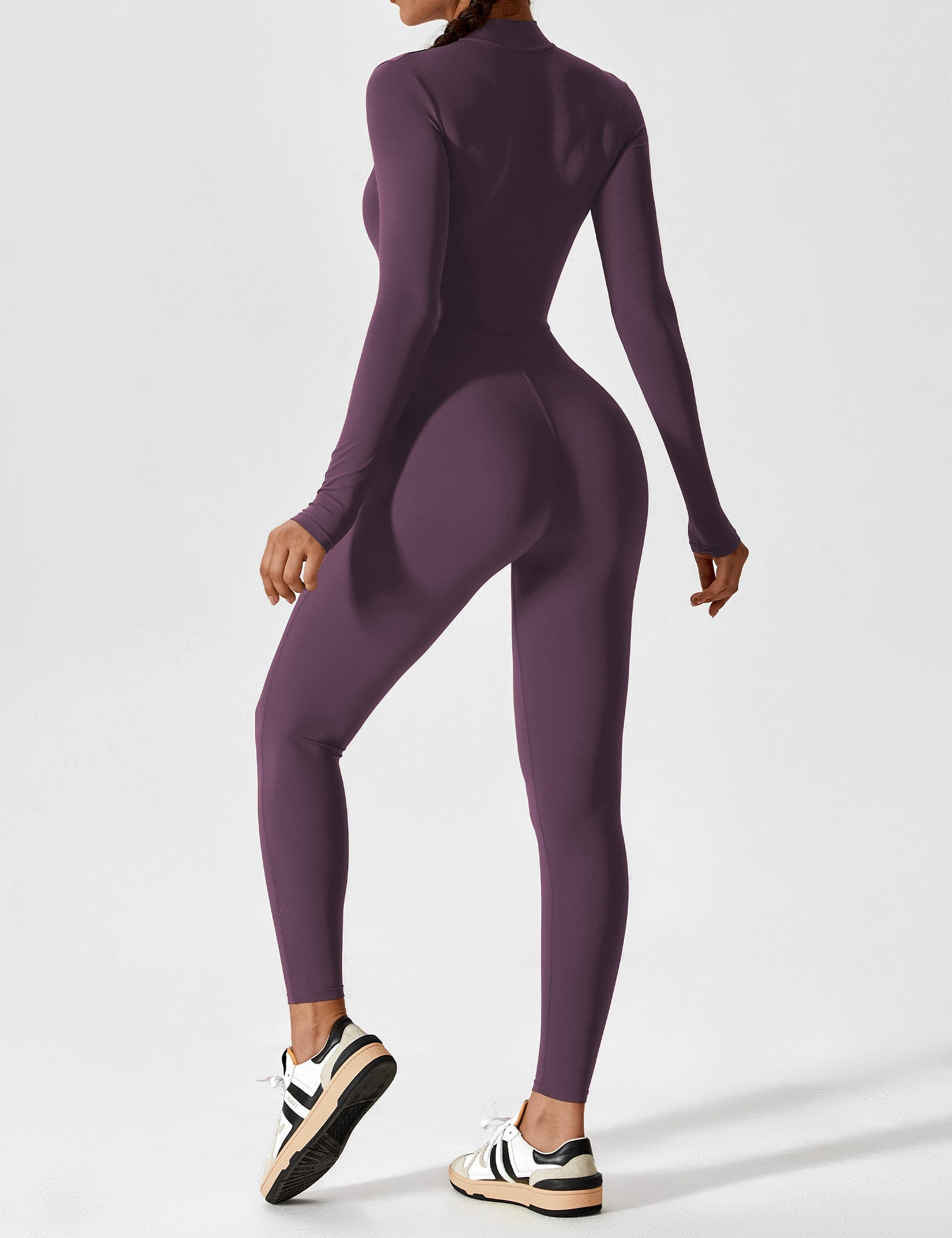 Lyne London™ | Long Sleeve Zipper Jumpsuit