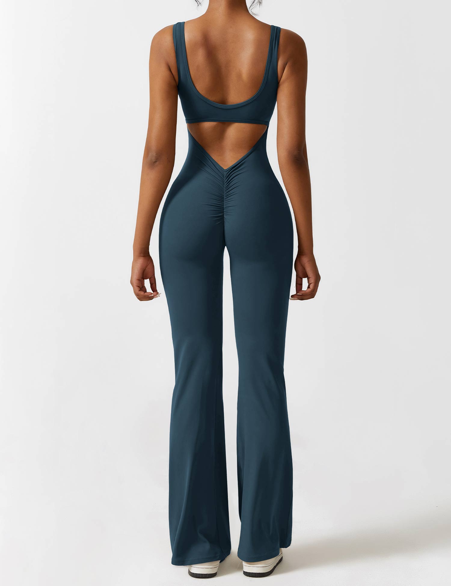 Lyne London™ | V-Back Flared Jumpsuit