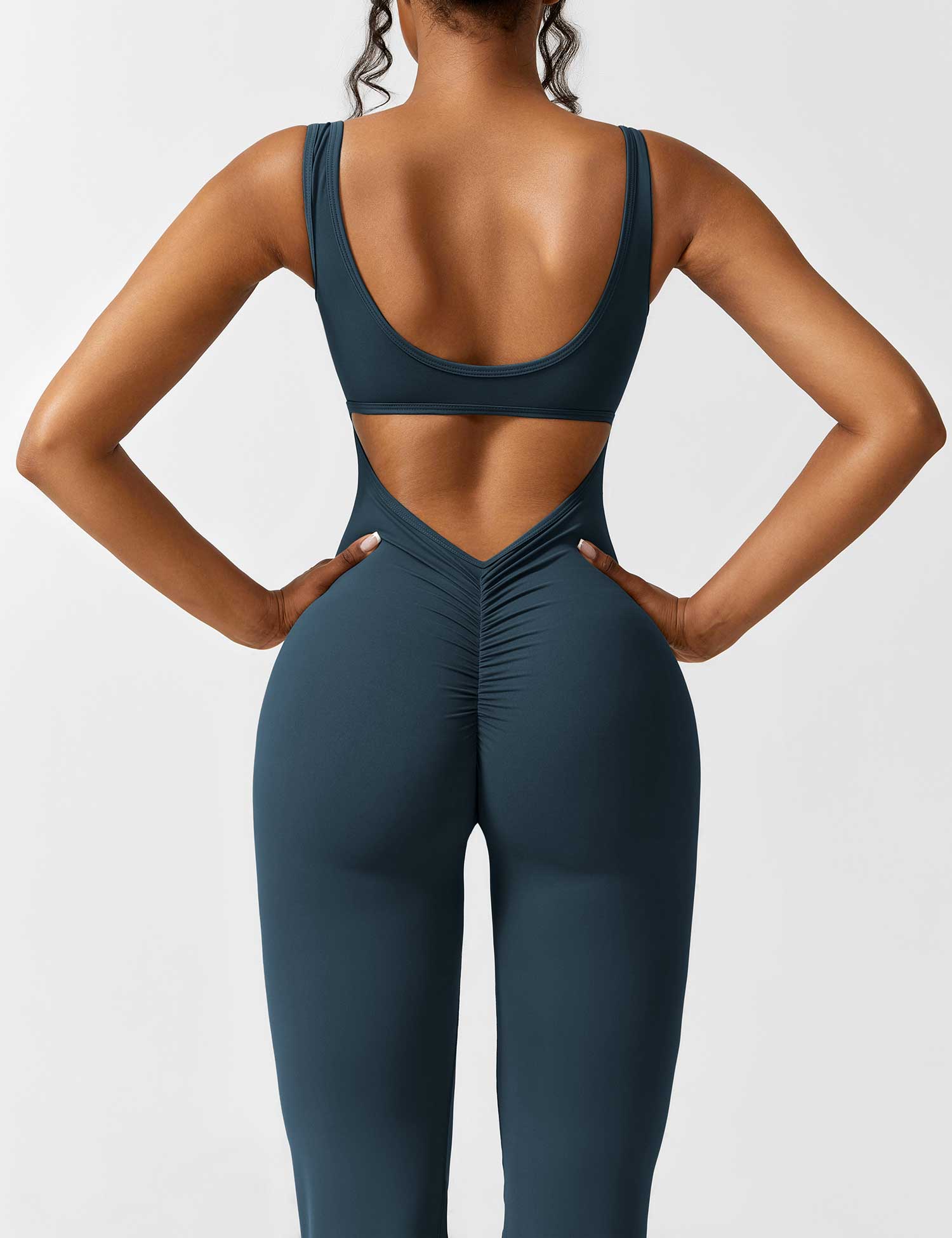 Lyne London™ | V-Back Flared Jumpsuit