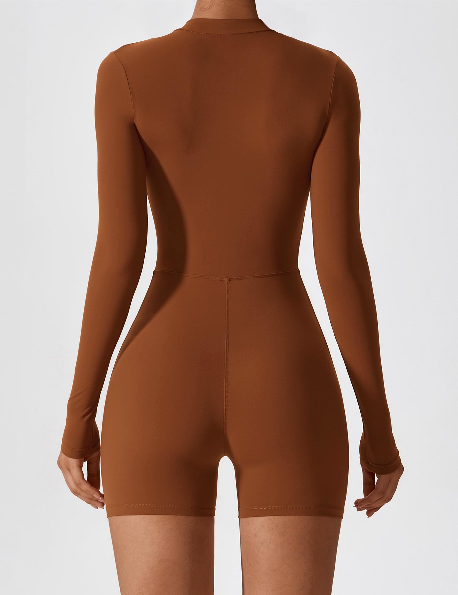 Lyne London™ | Long Sleeve Zipper Romper