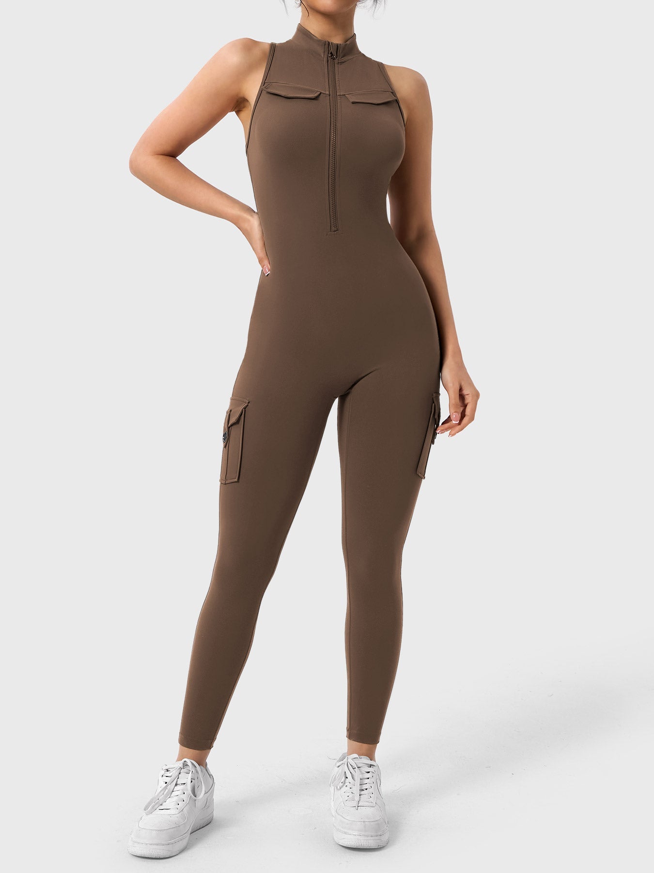 Lyne London™ | Cargo Jumpsuit with Pockets