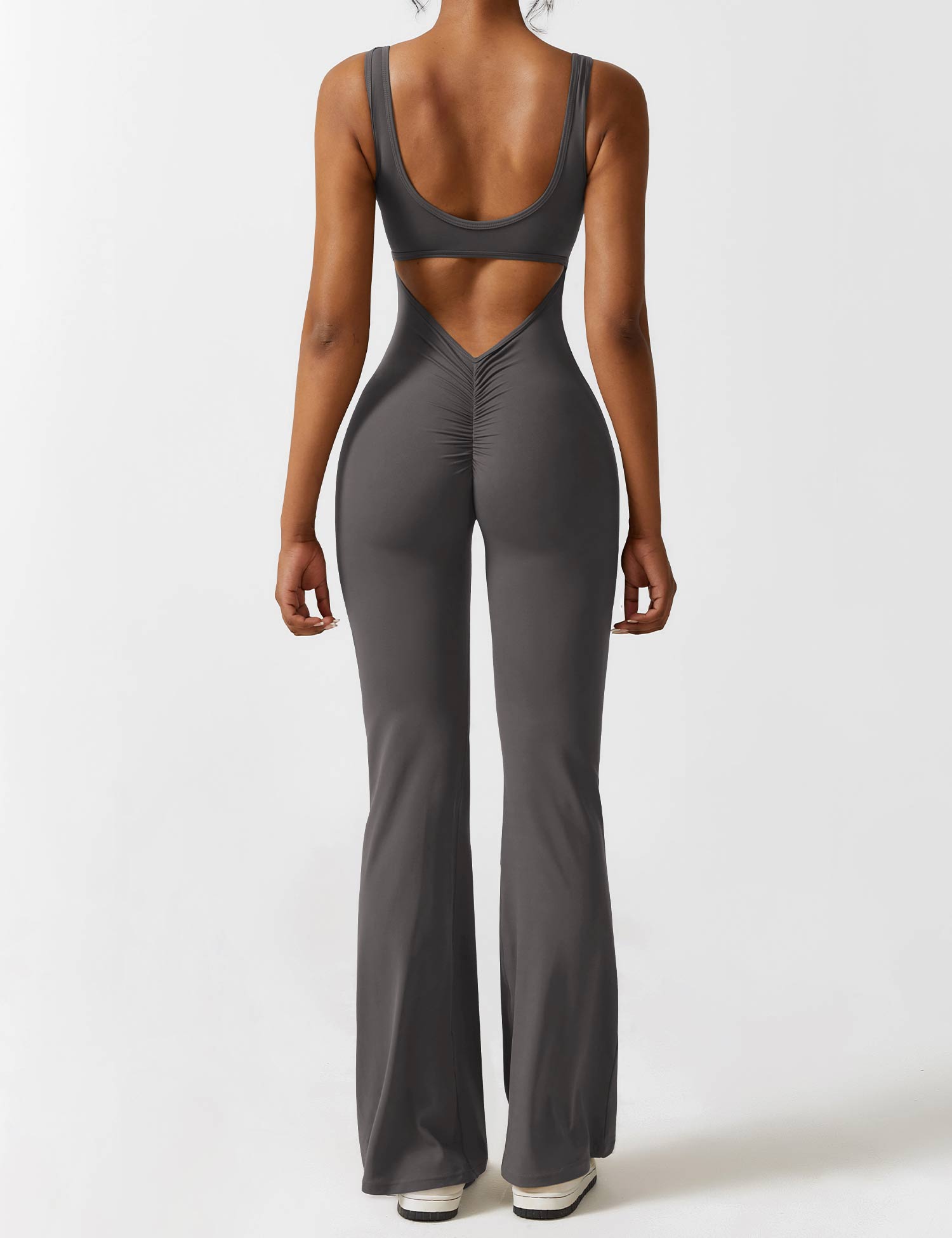 Lyne London™ | V-Back Flared Jumpsuit