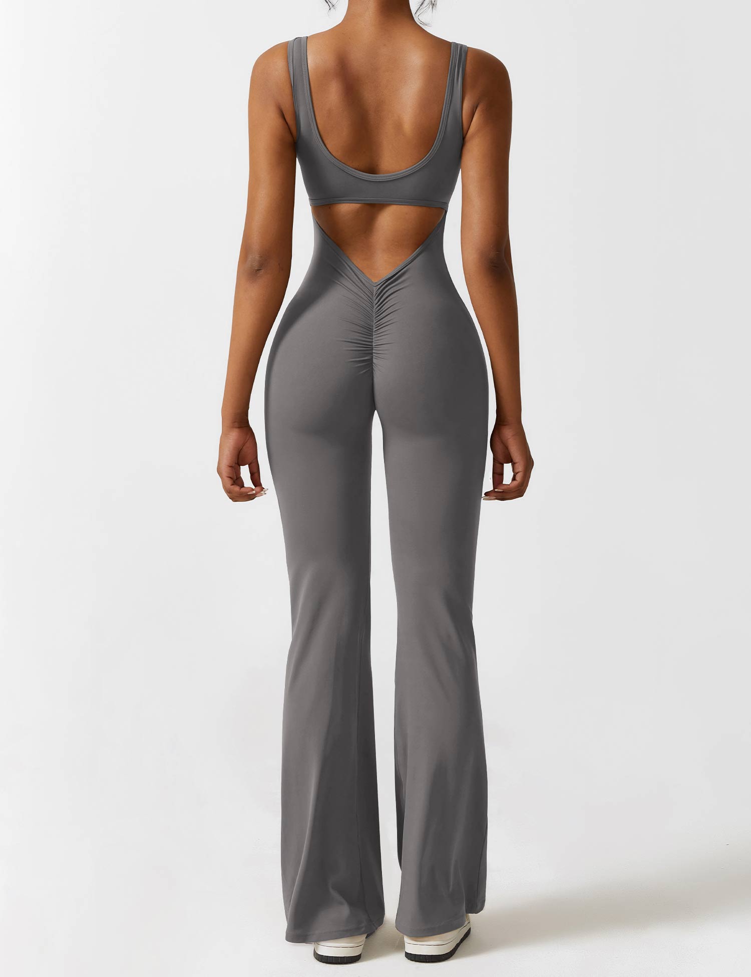 Lyne London™ | V-Back Flared Jumpsuit
