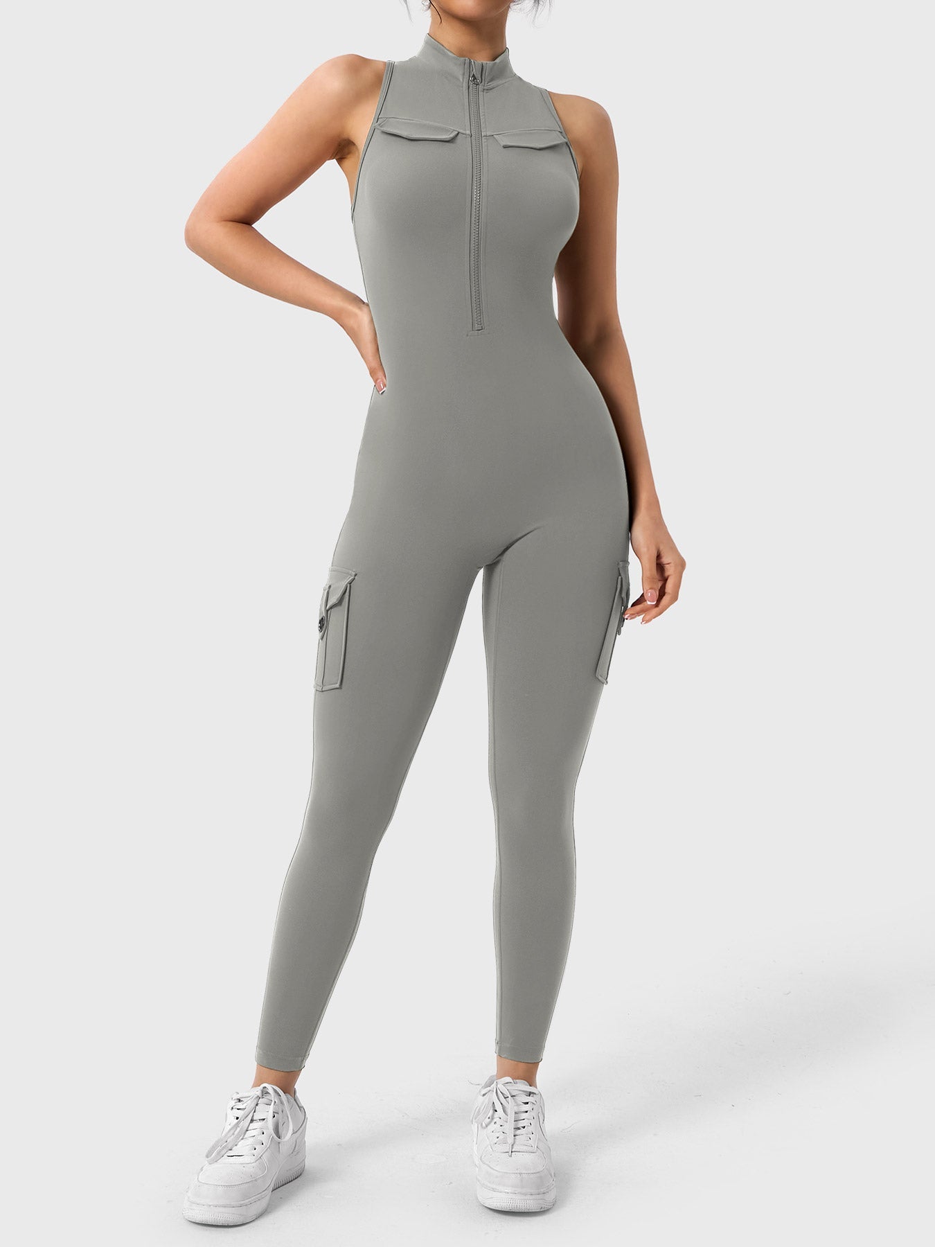 Lyne London™ | Cargo Jumpsuit with Pockets