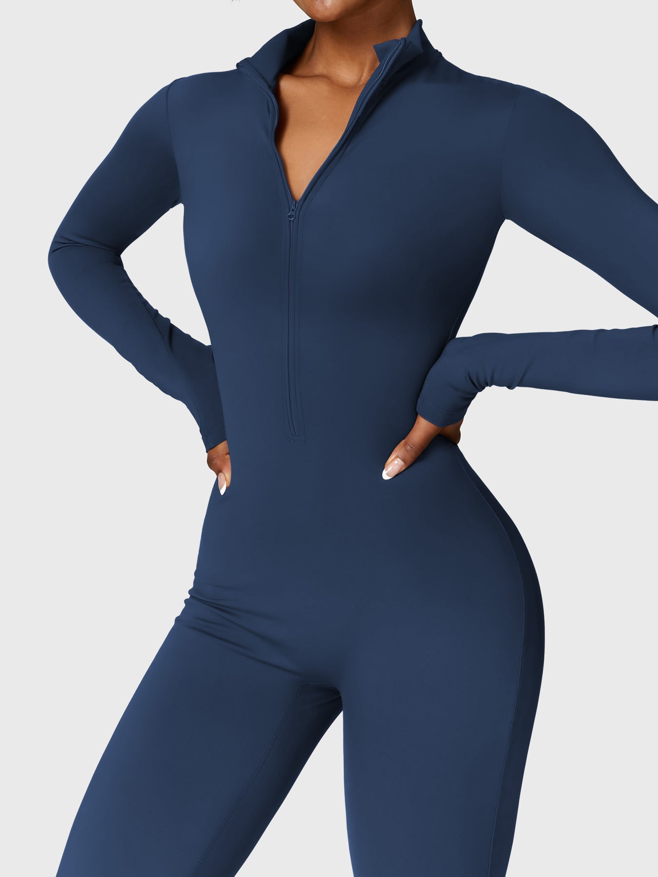 Lyne London™ | Fleece Zipper Jumpsuit