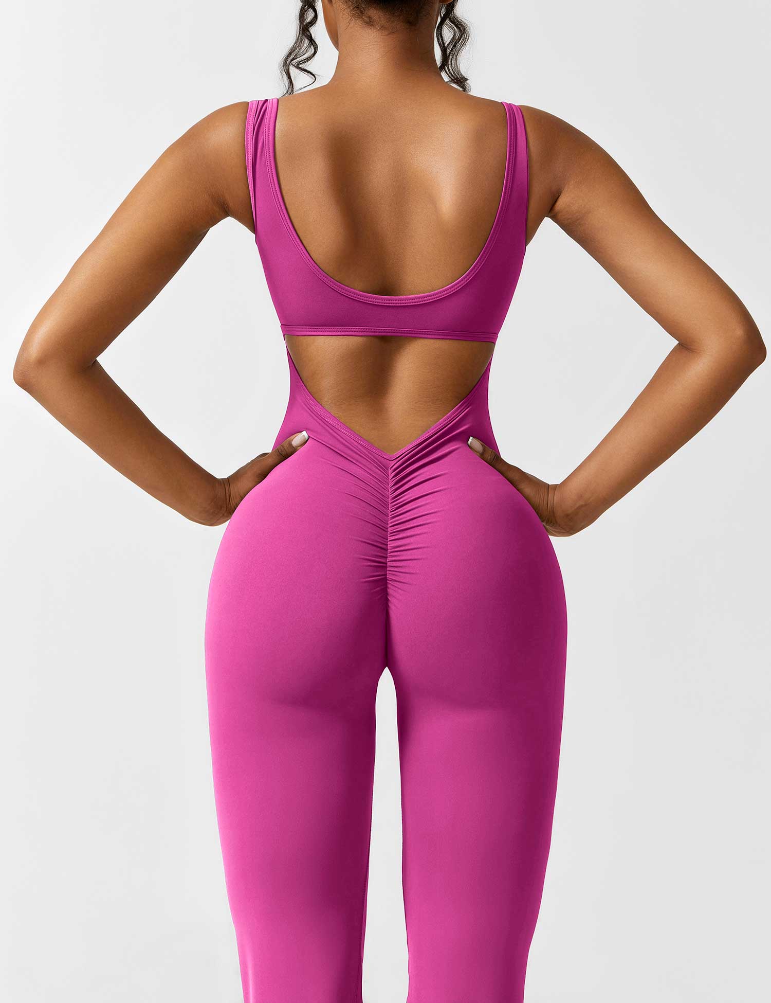 Lyne London™ | V-Back Flared Jumpsuit