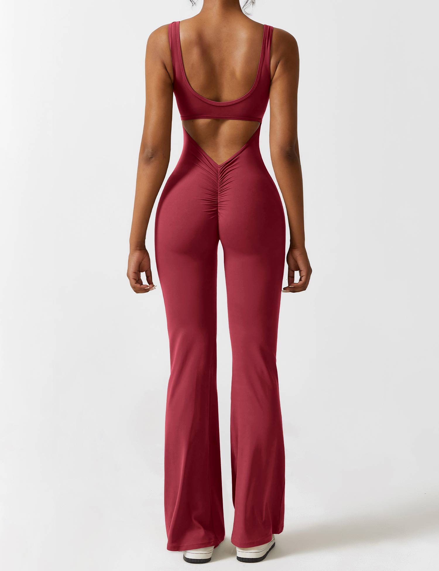 Lyne London™ | V-Back Flared Jumpsuit