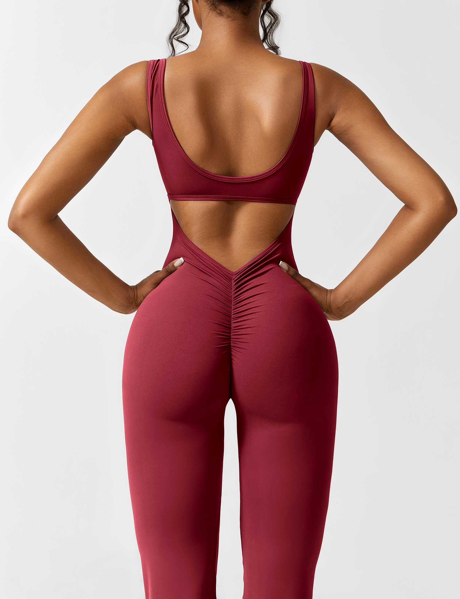 Lyne London™ | V-Back Flared Jumpsuit