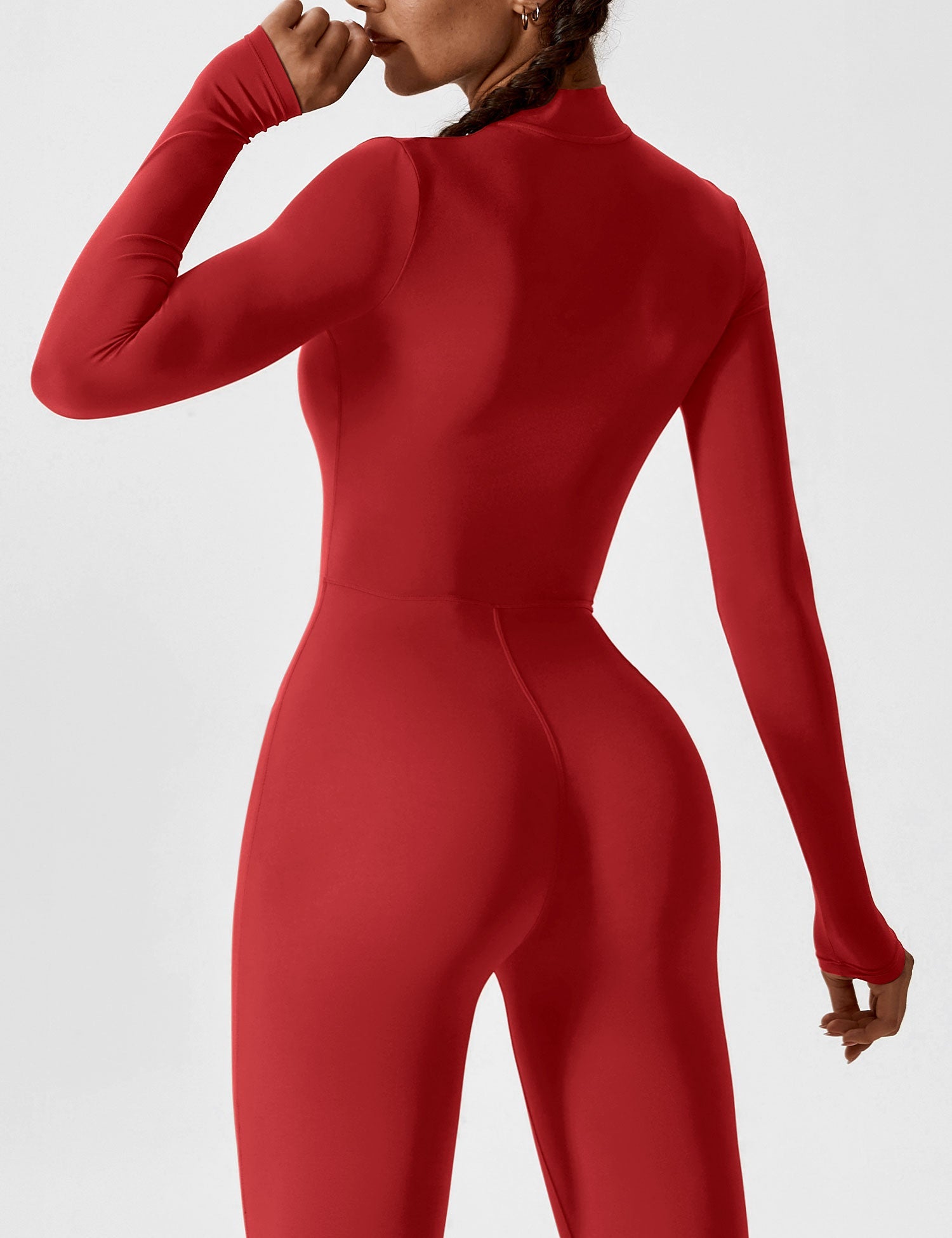 Lyne London™ | Long Sleeve Zipper Jumpsuit