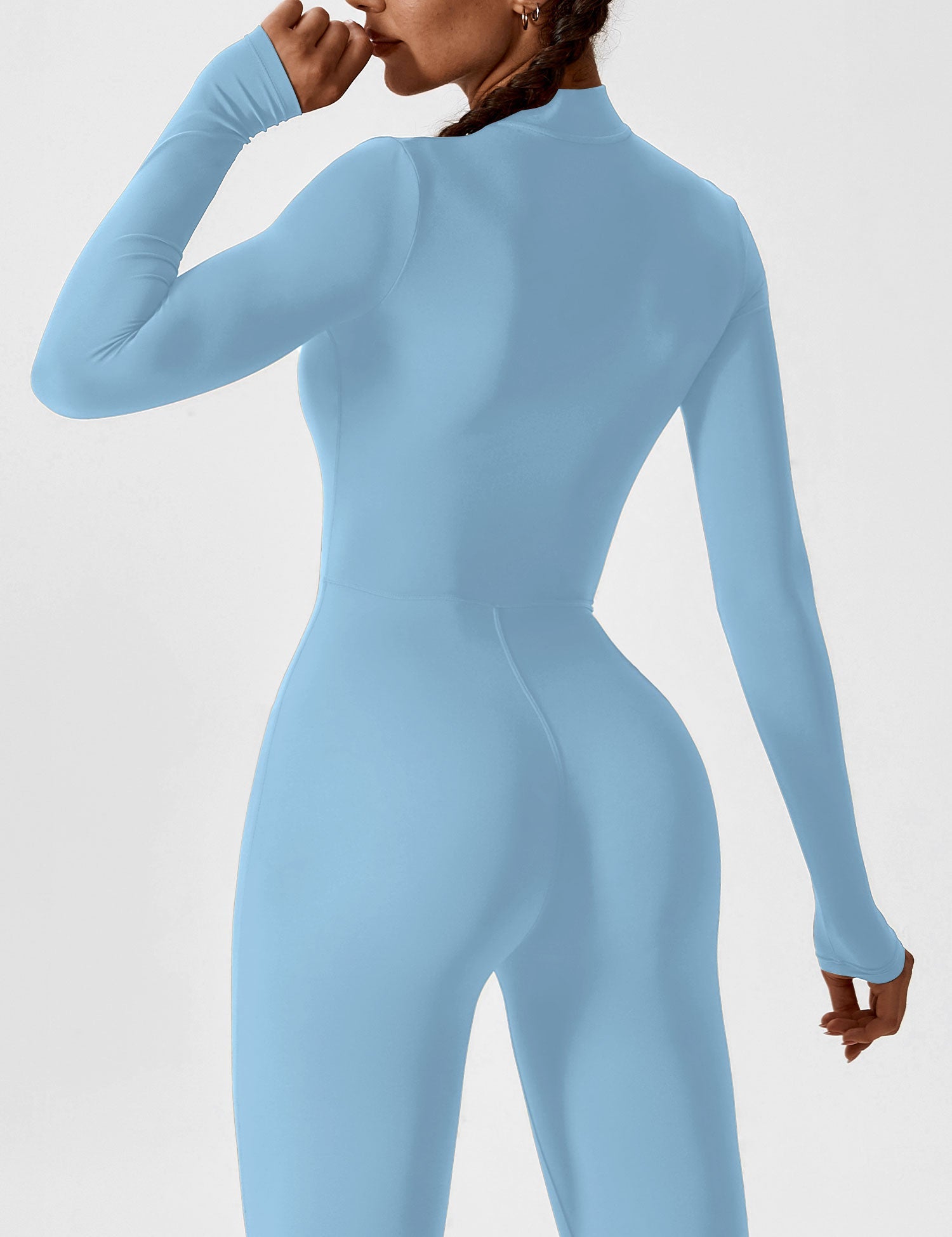 Lyne London™ | Long Sleeve Zipper Jumpsuit