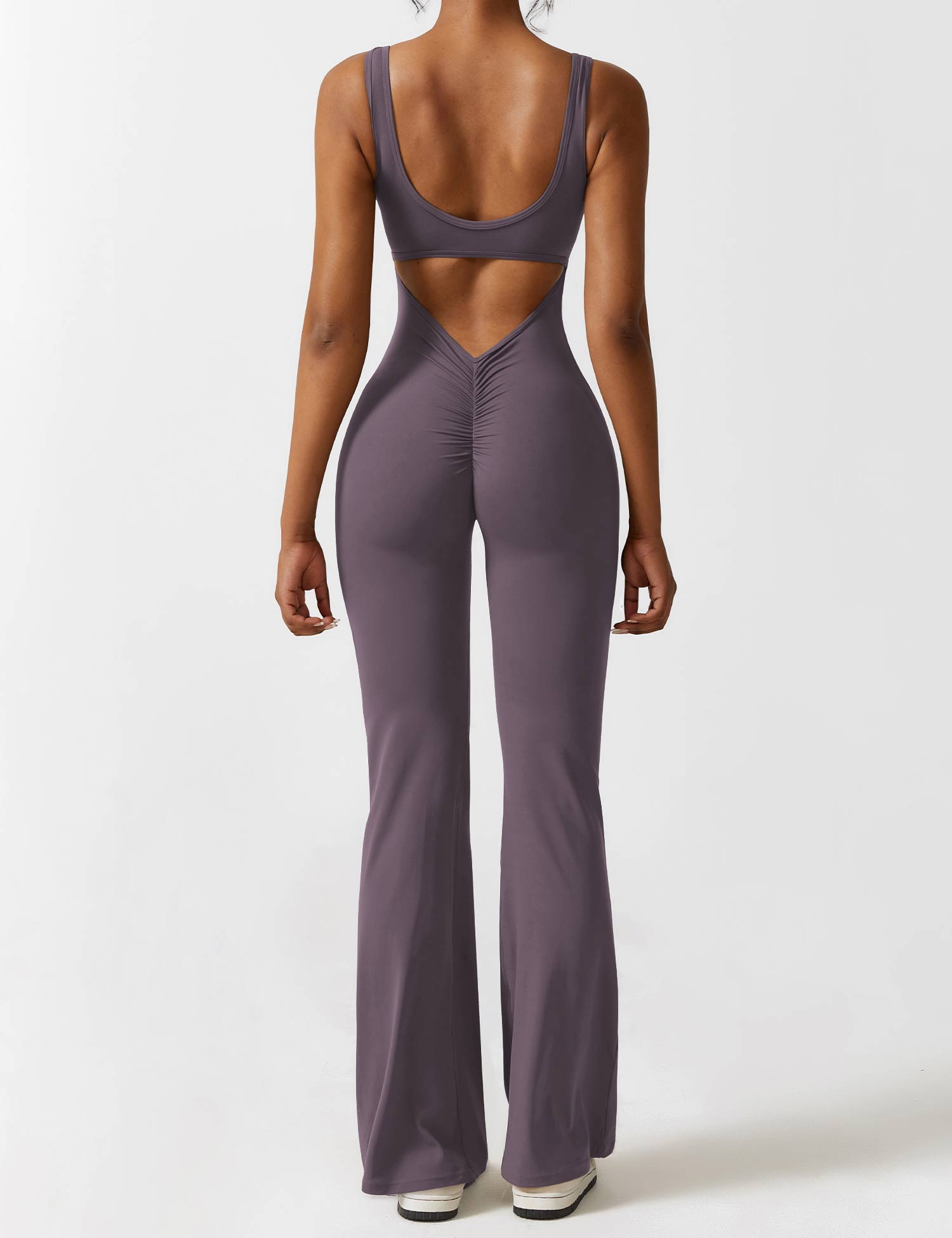 Lyne London™ | V-Back Flared Jumpsuit