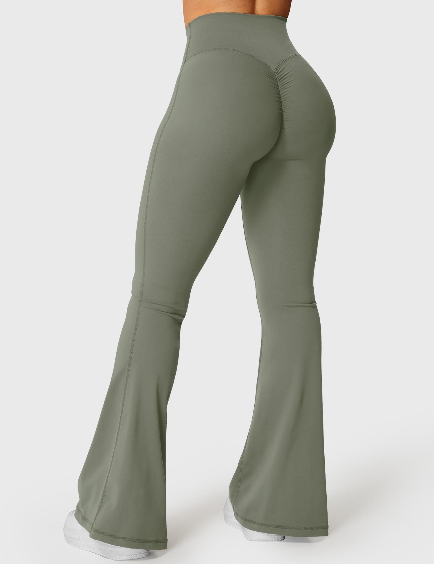 Lyne London™ | V-waistband Flare Leggings