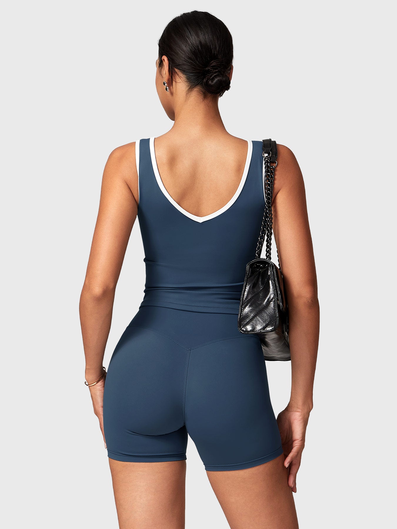 Lyne London™ | Contrast Trim Shorts Sports Set