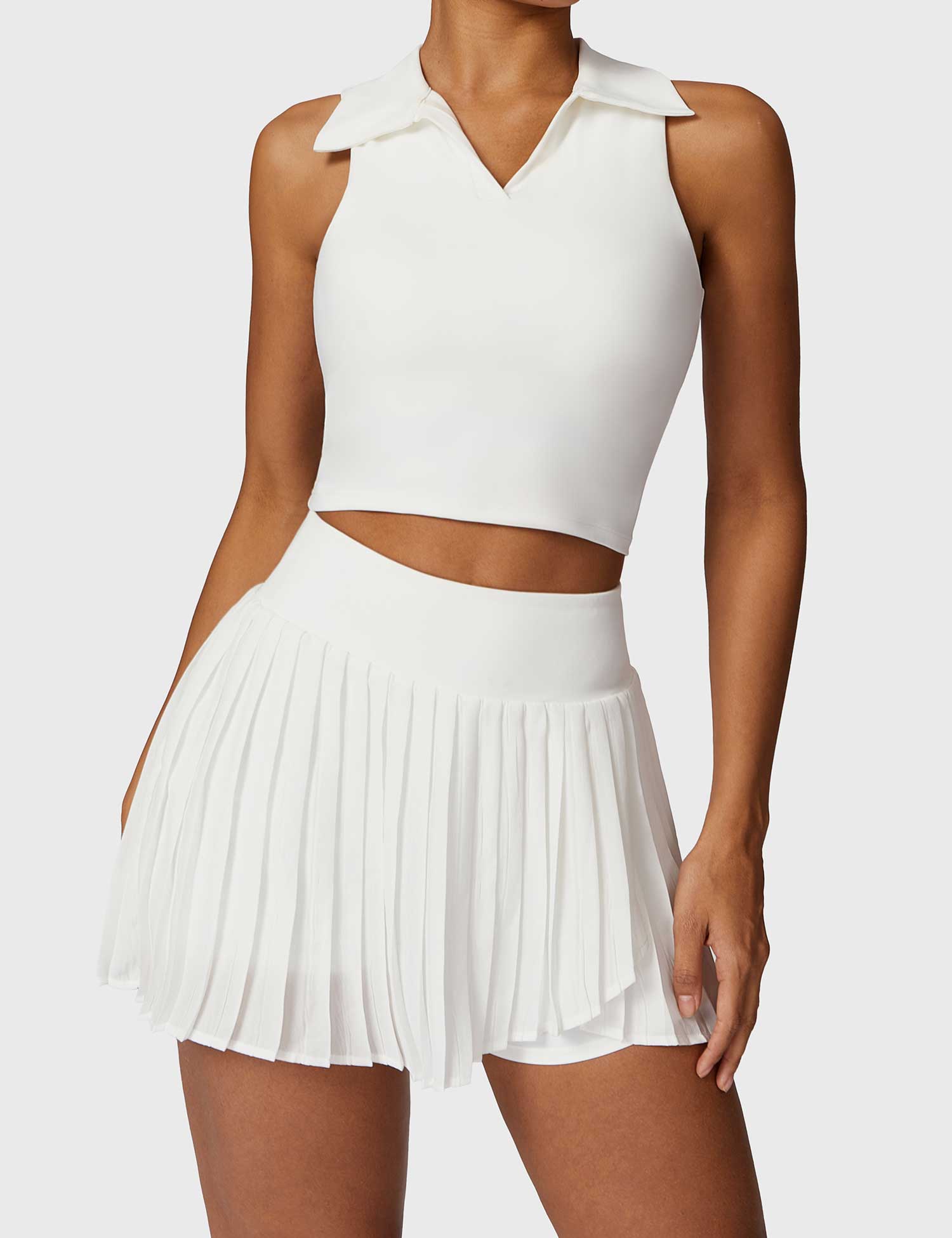 Lyne London™ | Crop Top Tennis Skirt Set