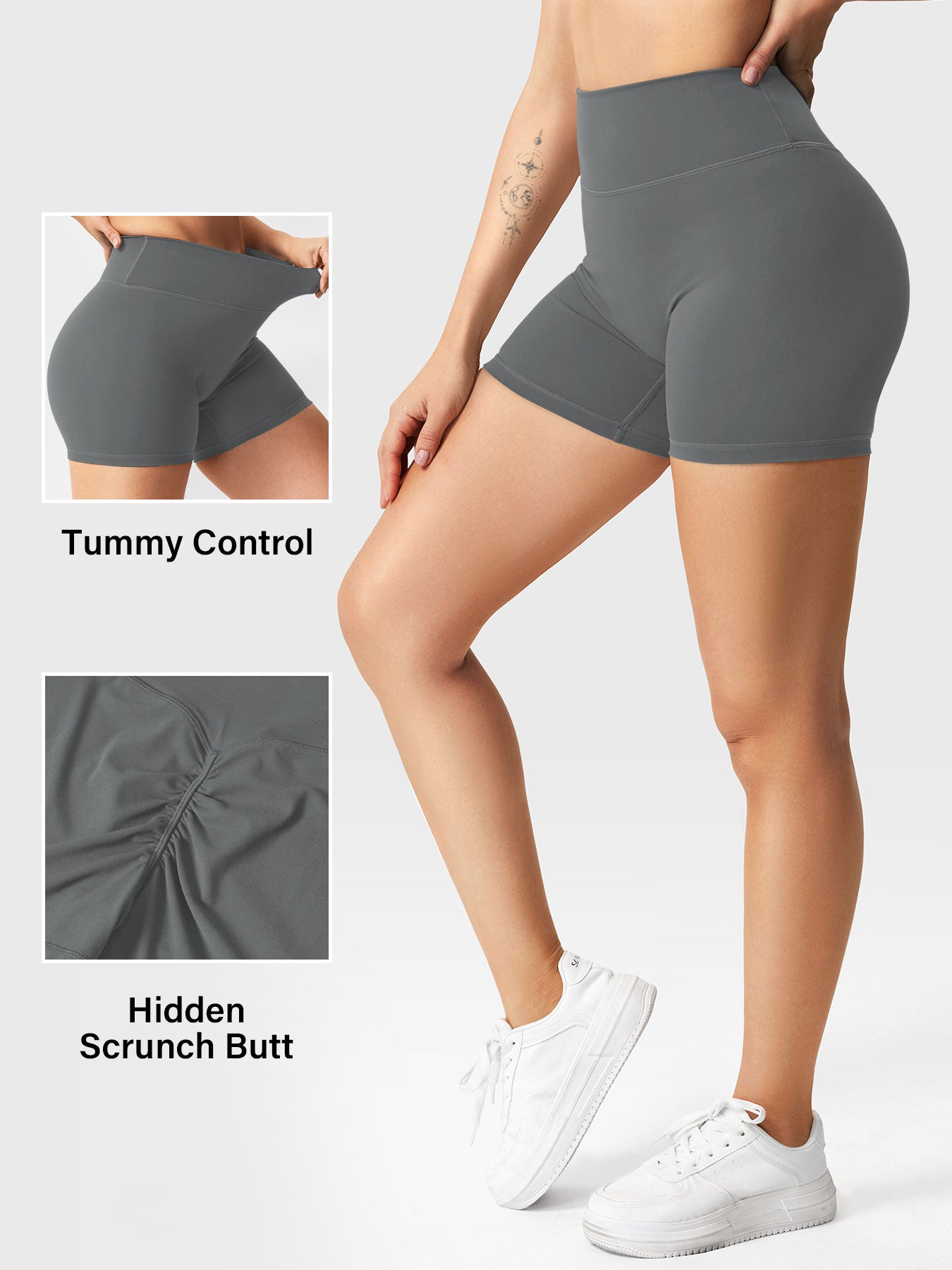 Lyne London™ | 4.5" Scrunch Shorts