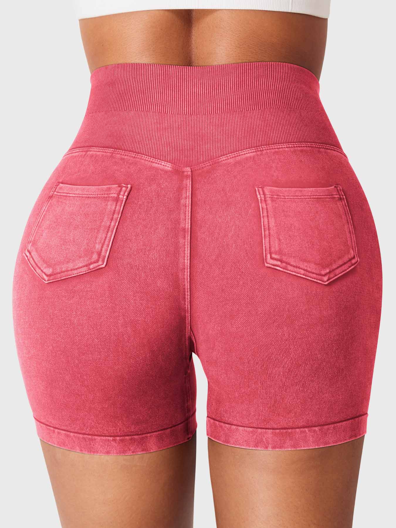 Lyne London™ | Denim Seamless Shorts