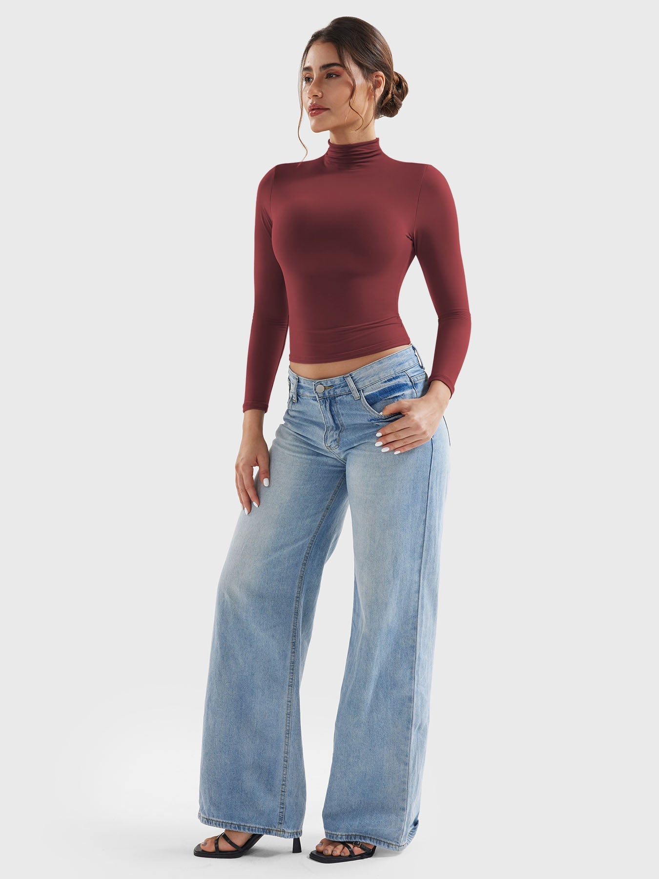 Lyne London™ | Turtle Neck Long Sleeves Shirts