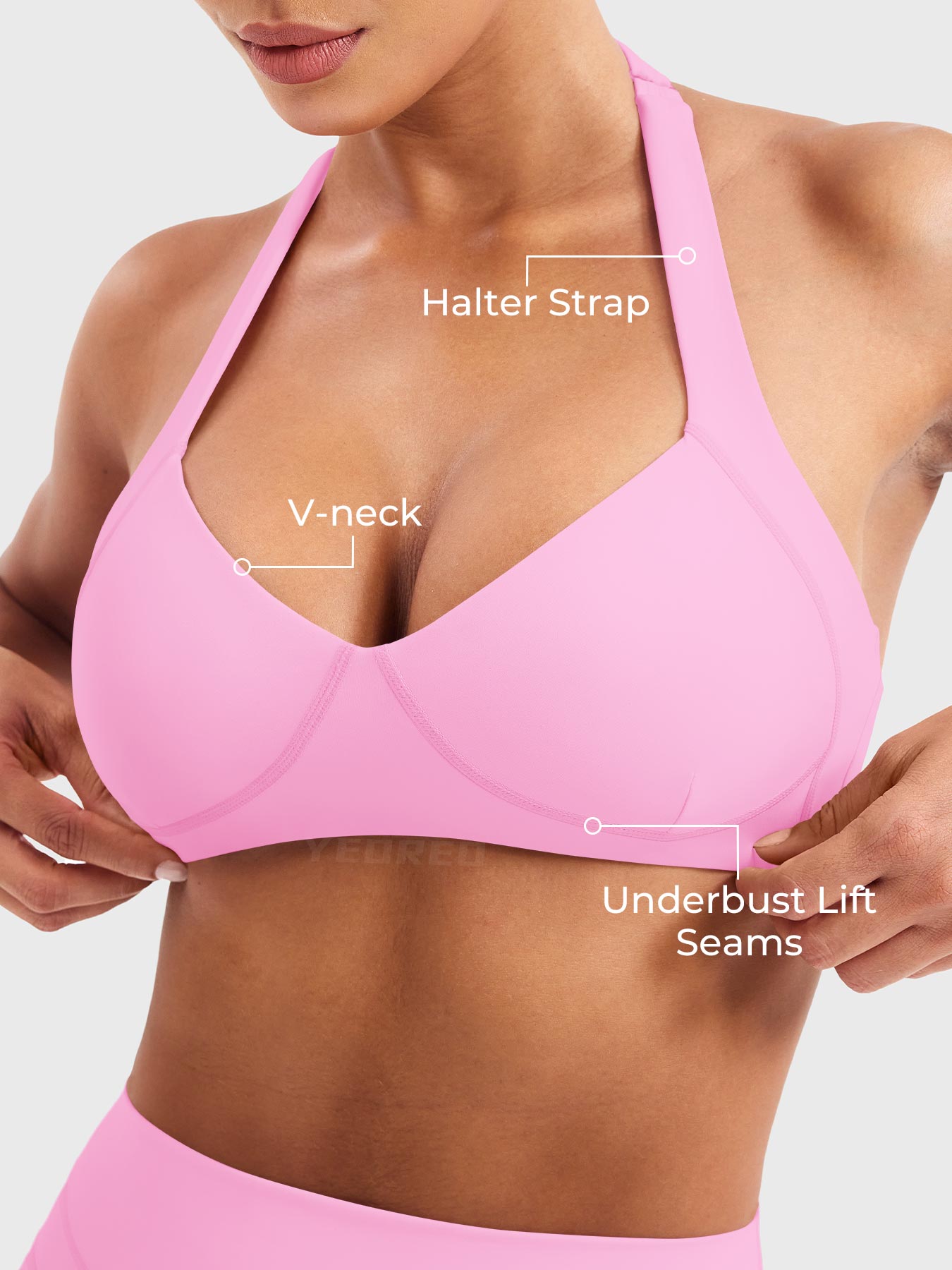 Lyne London™ | Contour Halter Sports Bra