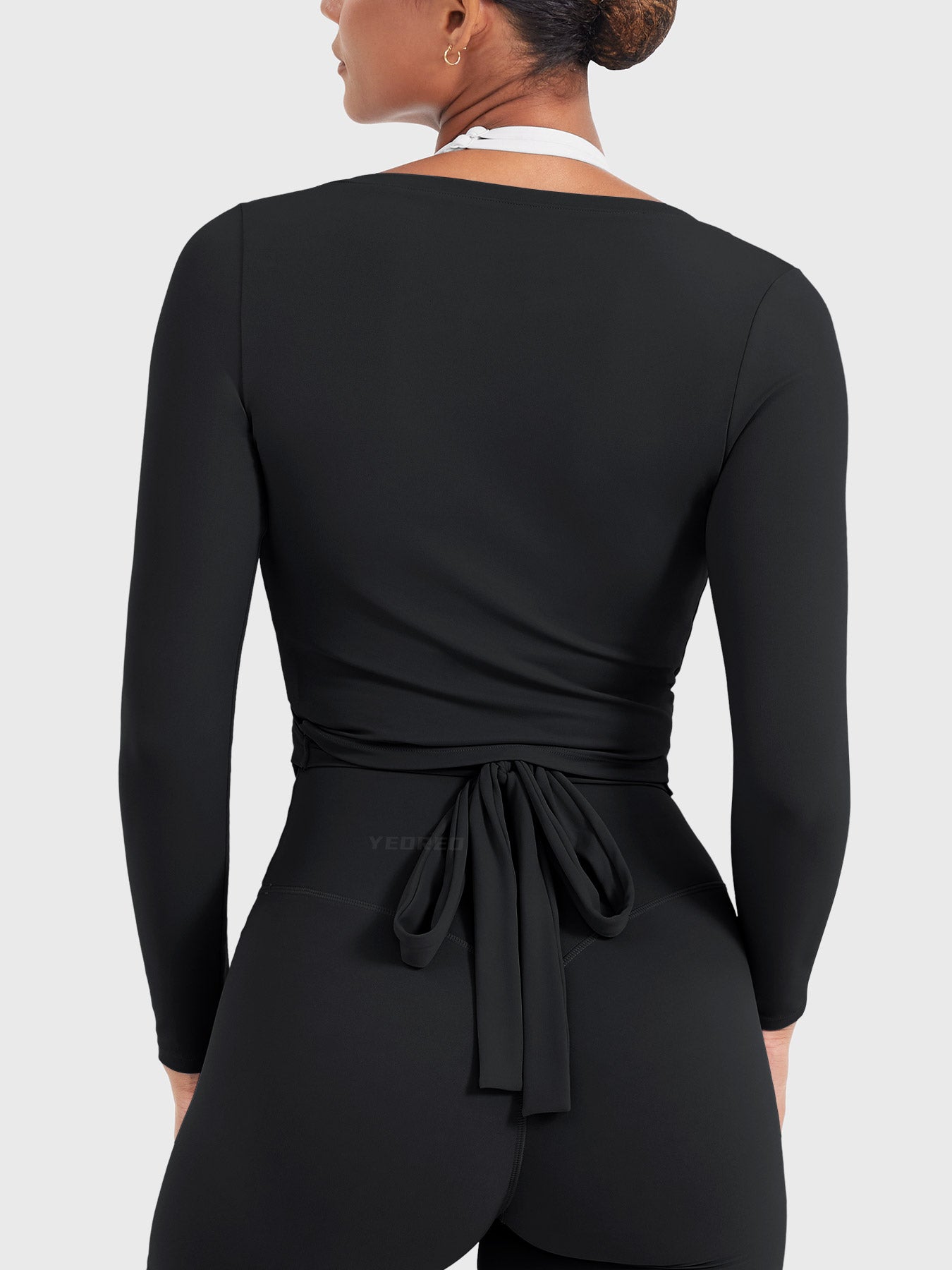 Lyne London™ | Long Sleeve Ballet Wrap Top