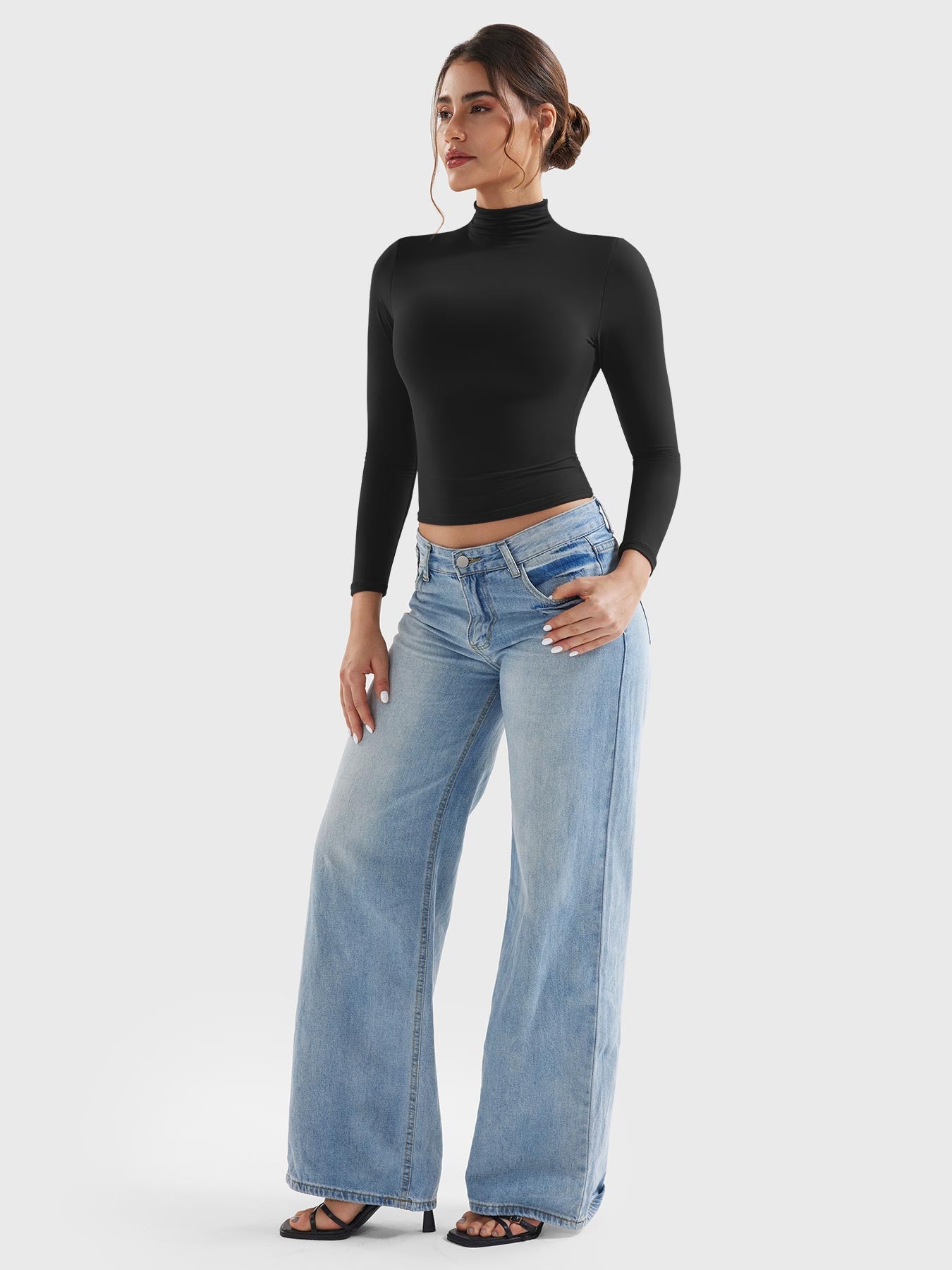 Lyne London™ | Turtle Neck Long Sleeves Shirts